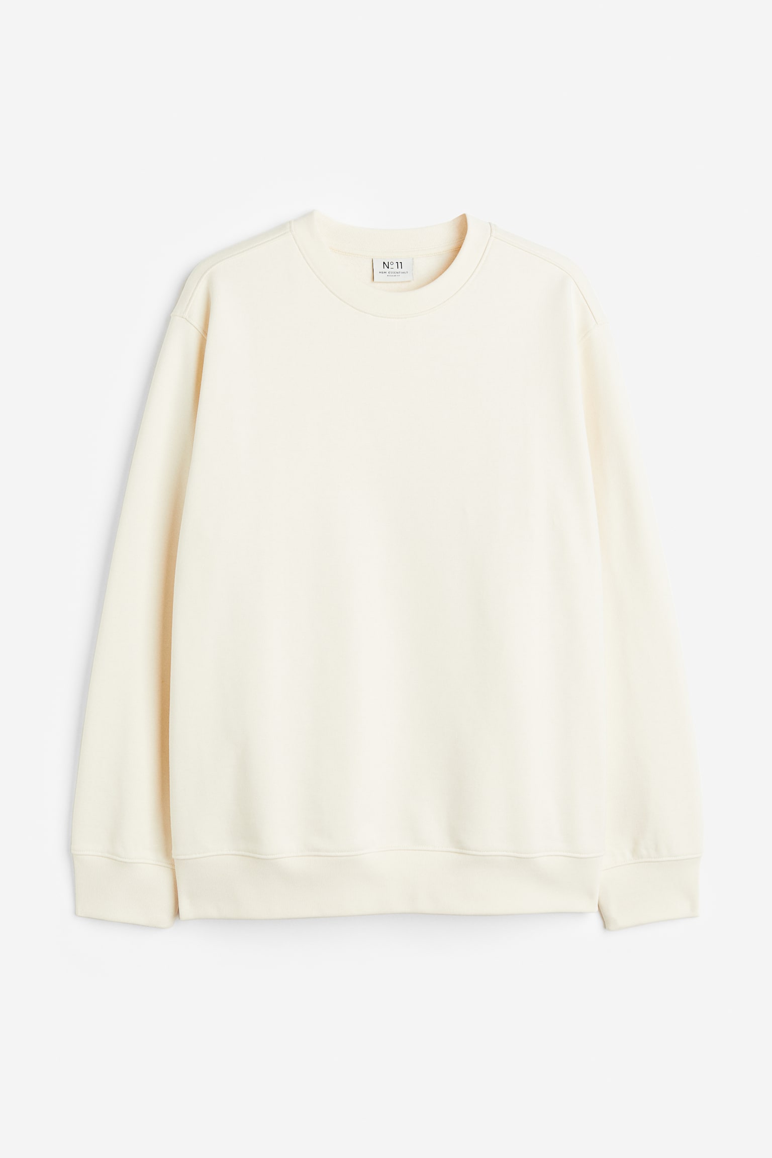 Regular Fit Sweatshirt - Light beige - 1