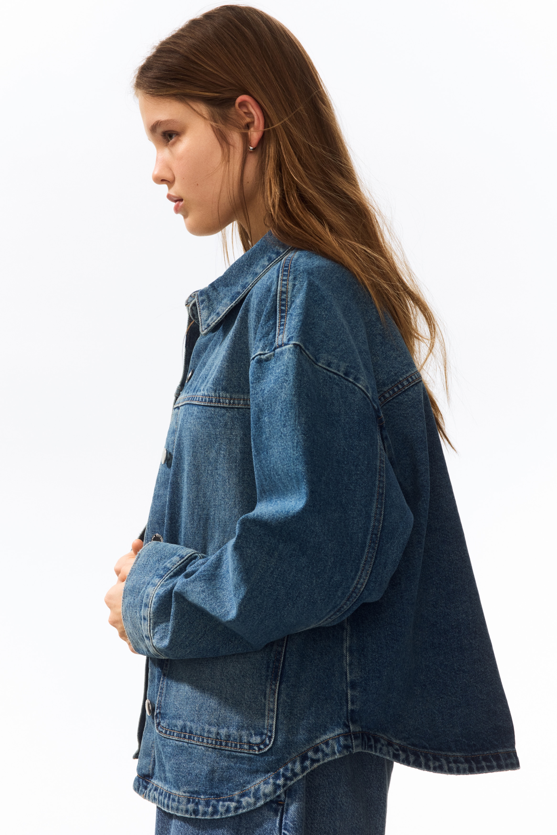 Twill Shacket from H&M - $37.99