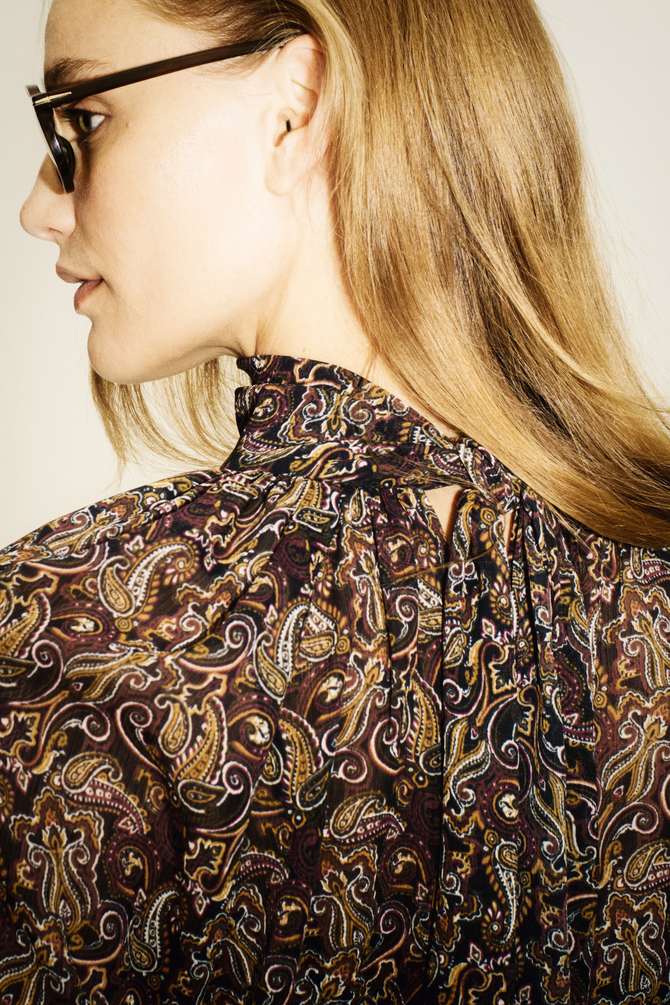 Scarf-Collar Dress