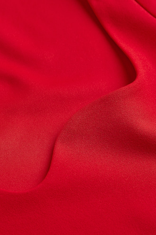 Maglia in jersey aderente - Rosso/Nero/Rosa/Crema - 2