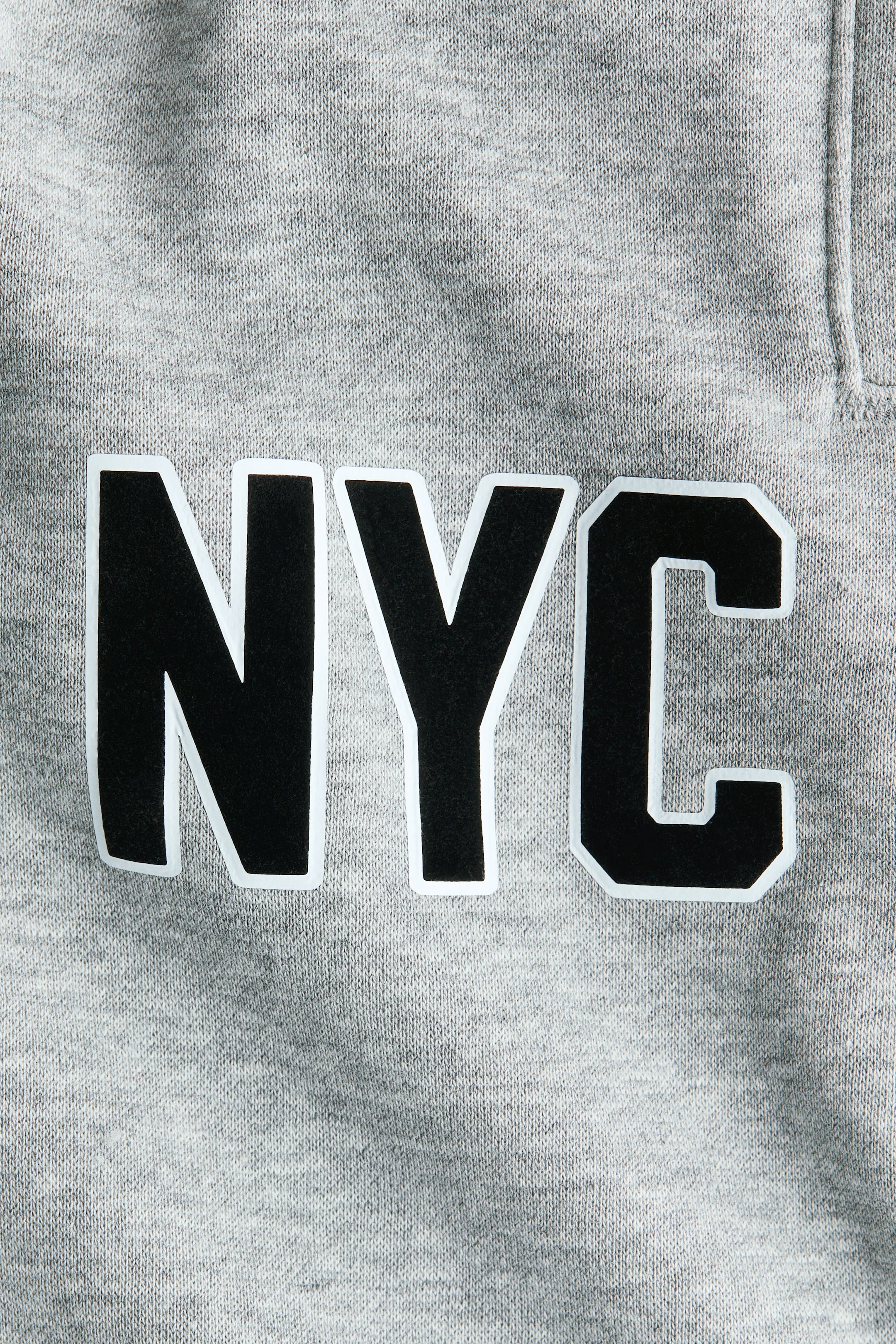 Brushed-Inside Joggers with Printed Motif