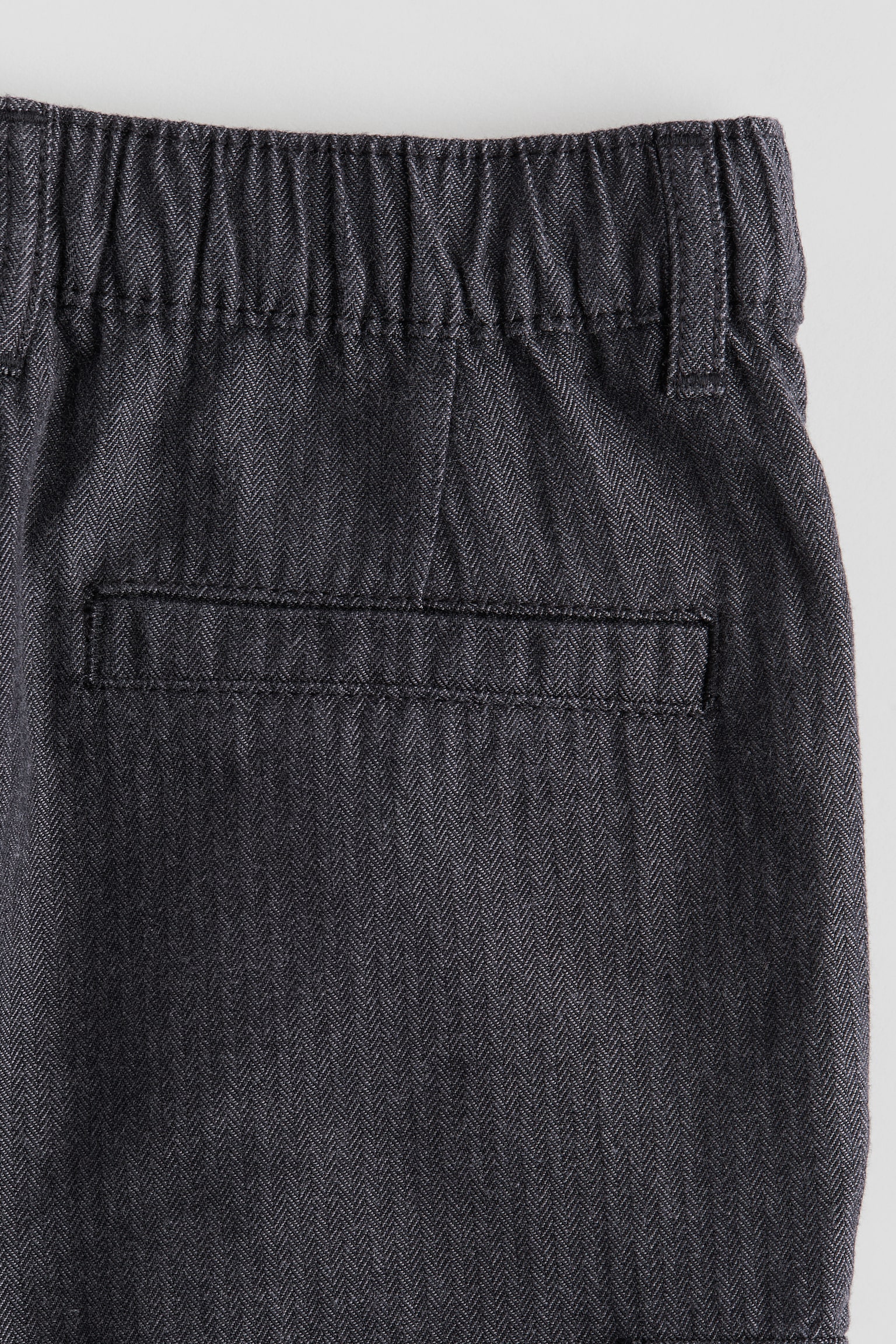 Cotton cargo shorts - Dark grey - 2