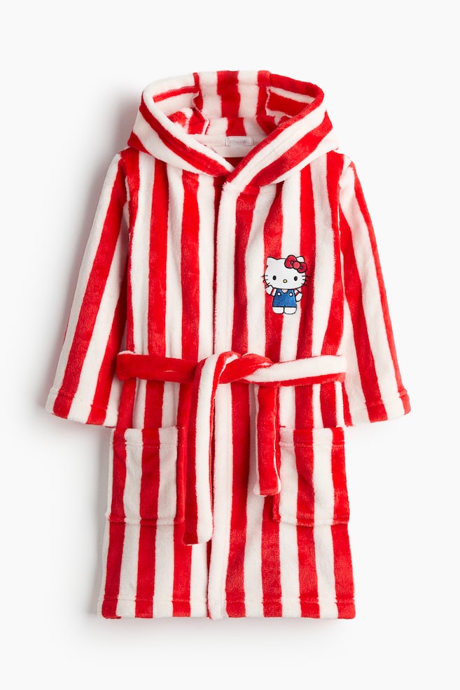 Bademantel aus Fleece - Rot/Hello Kitty - 1