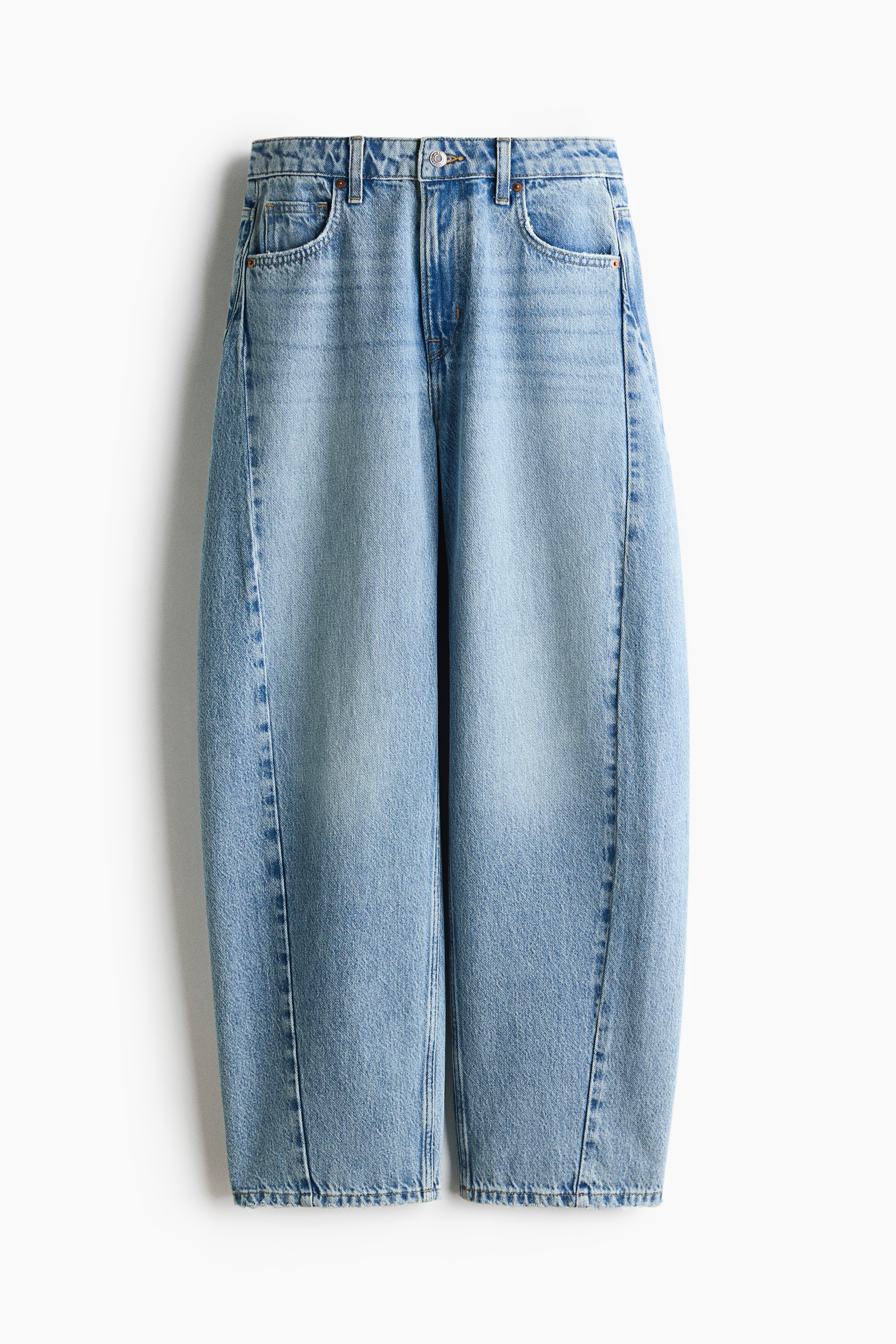 Barrel Regular Waist Jeans