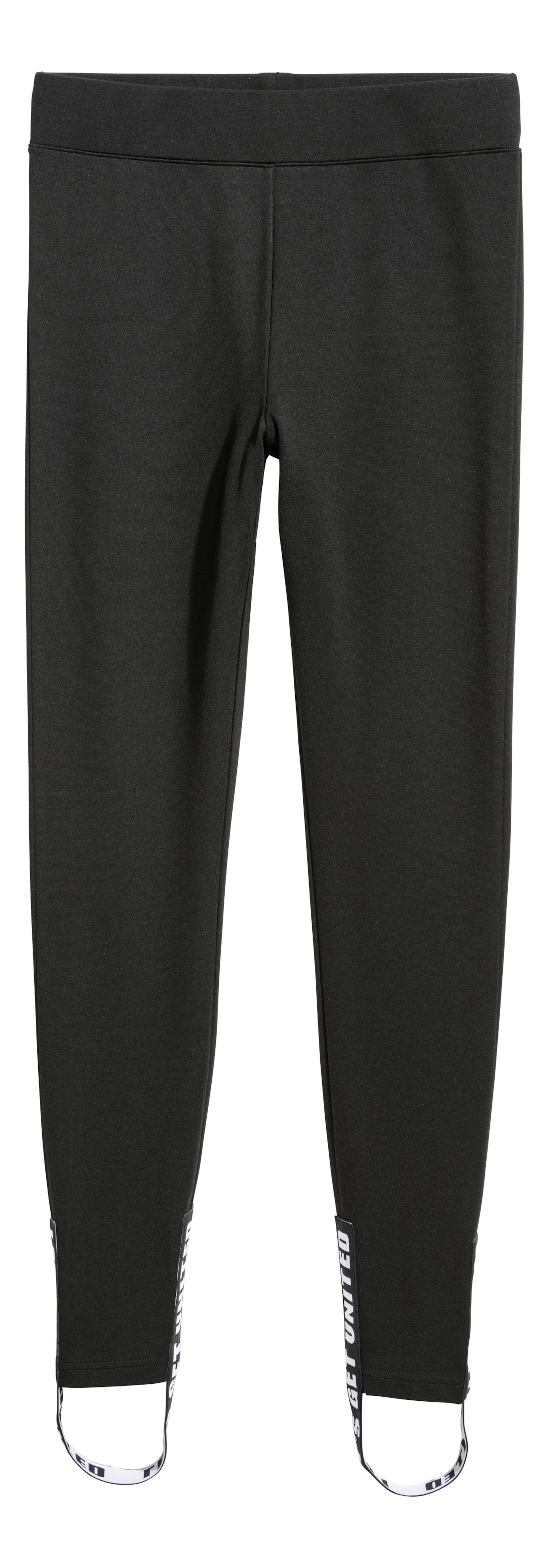 Näytä suurempi kuva: Jalkalenkilliset leggingsit - Musta - NAISET | H&M FI 1