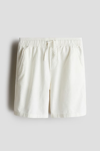 リネンブレンドショートパンツ