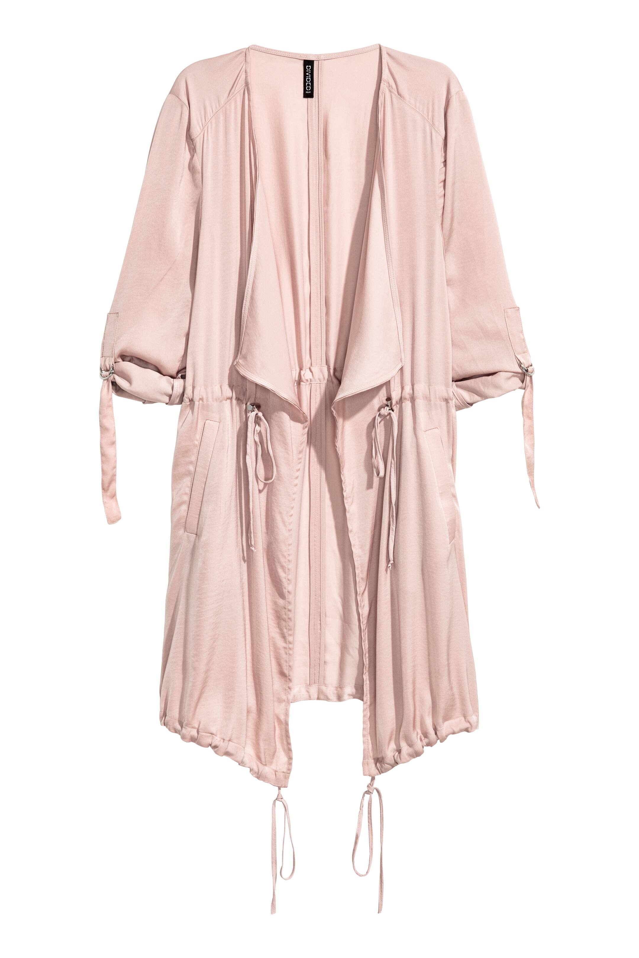View larger image: Satin parka - Powder pink - Ladies | H&M GB 1