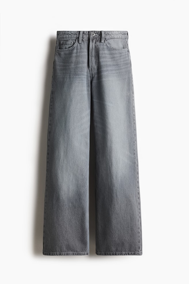 Ava Ultra High Rise Wide Leg Jeans - Gray/Light denim blue/Denim blue/Light denim blue/Black/Dark gray/Denim blue/Dark denim blue/Light denim blue/Dark denim blue/Washed black/Navy denim blue/Dark denim blue/White/Denim blue/Light denim blue/Denim gray/Denim blue/Light denim blue/Denim blue/Dark brown - 1