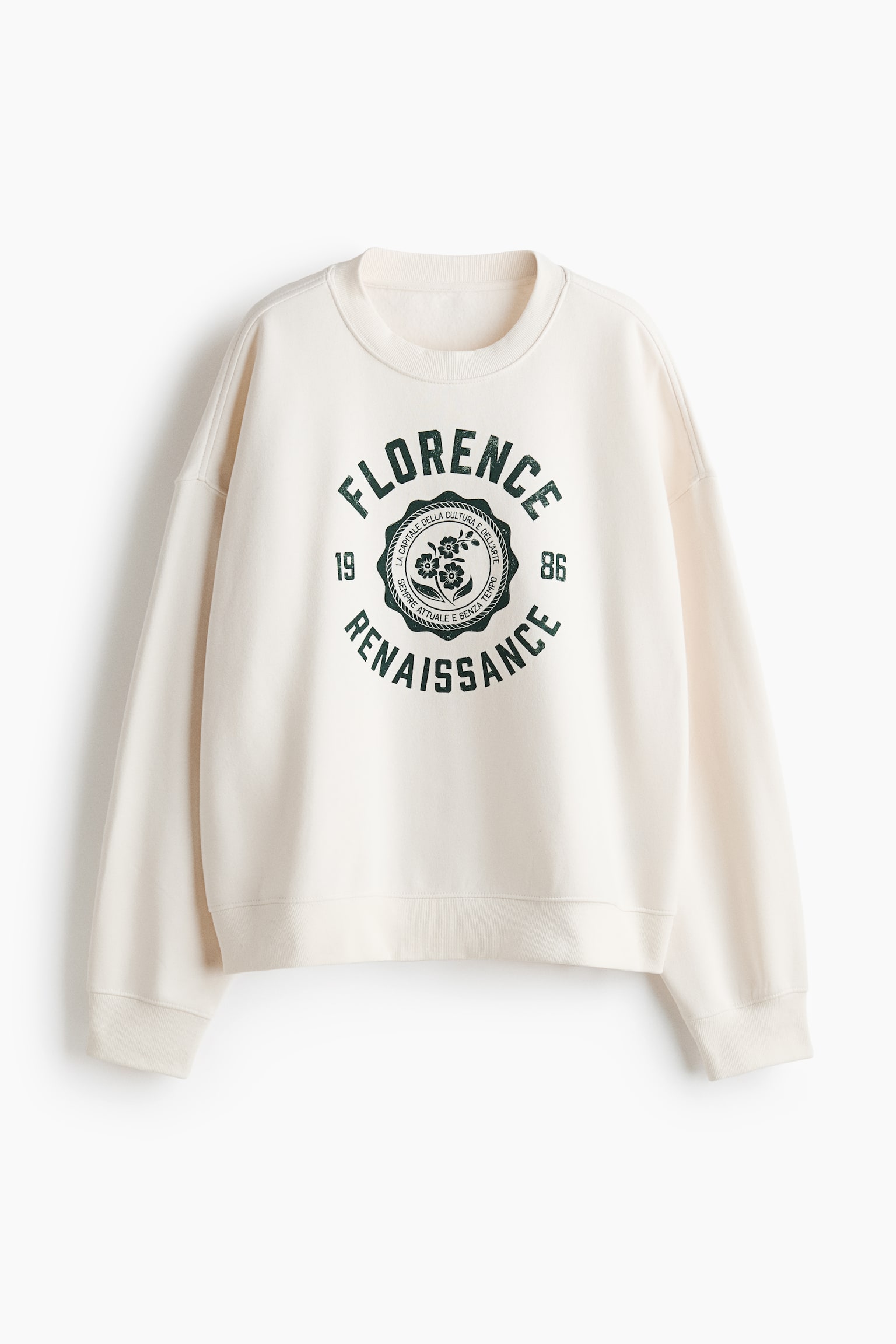 Sweatshirt with Printed Motif - White/Florence/Dark gray/Sport Club/Dark green/Le Marais/Gray melange/Long Beach