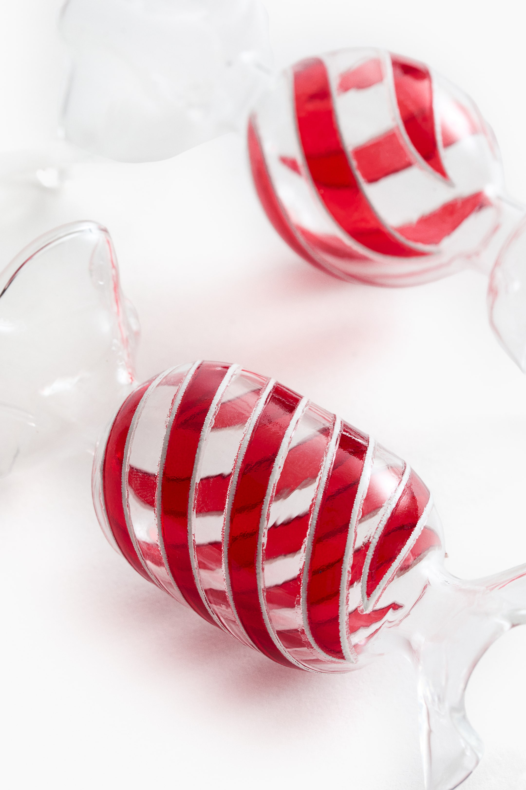 2-Pack Glass Ornaments