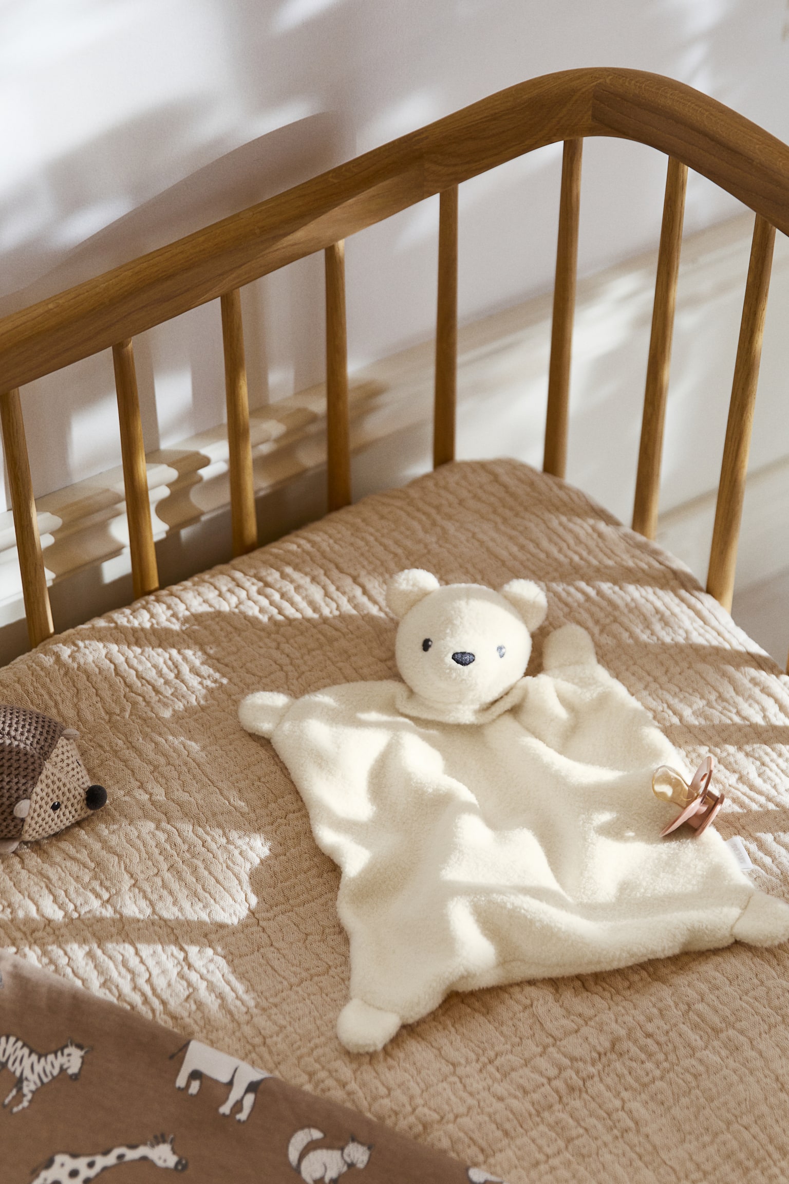 Teddy comfort blanket - Natural white - 2