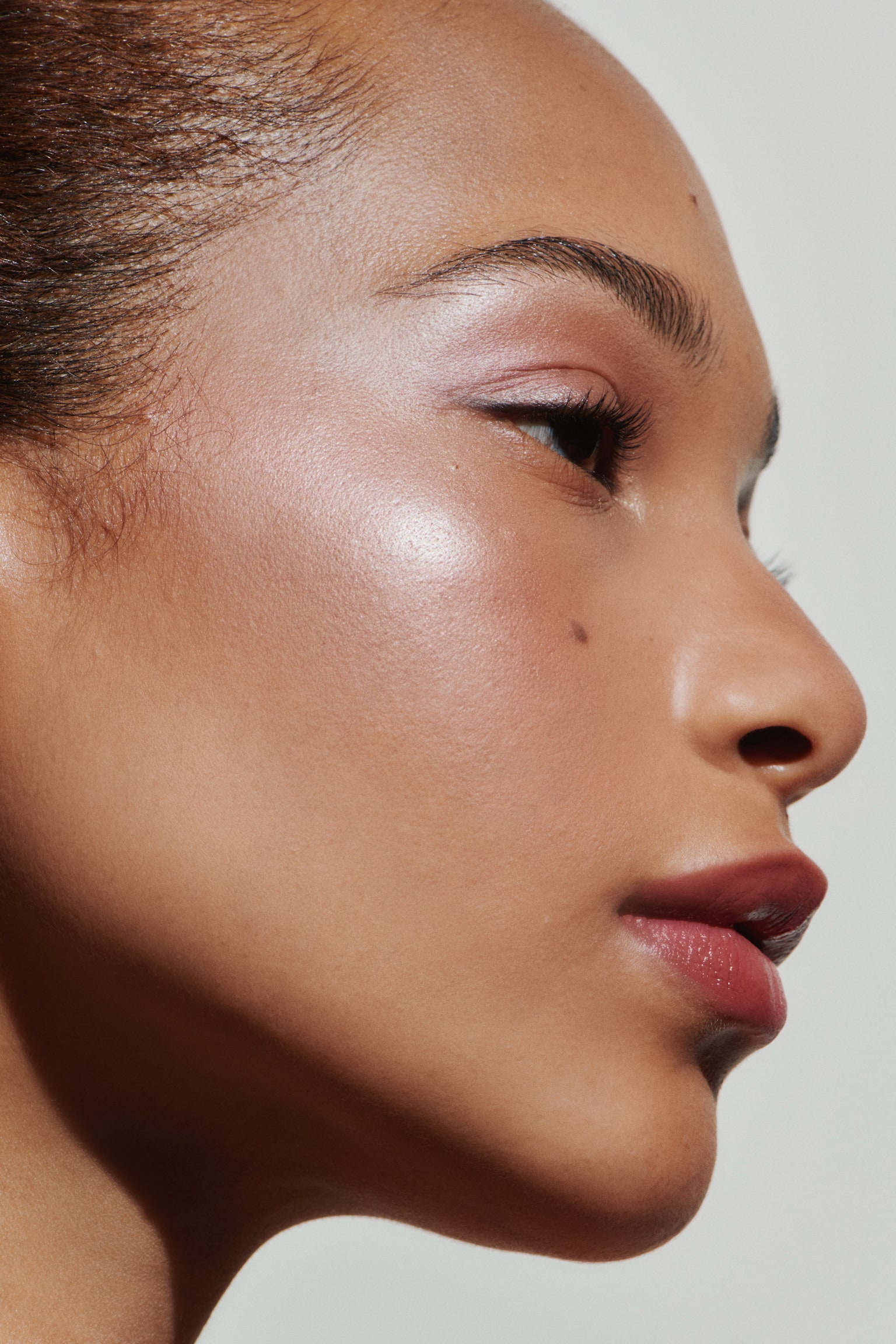 Sunlit Glow Trio palette - Brown/Light beige/Pink - 4