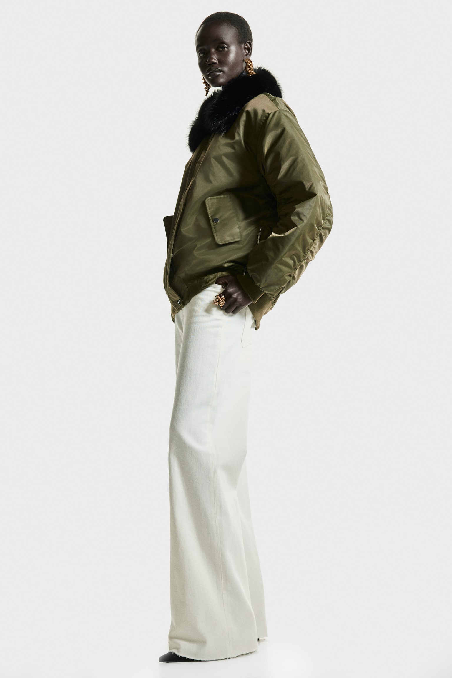 Wide High Jeans - ホワイト/ダークデニムブルー/デニムブルー/ウォッシュドブラック/モール - 6