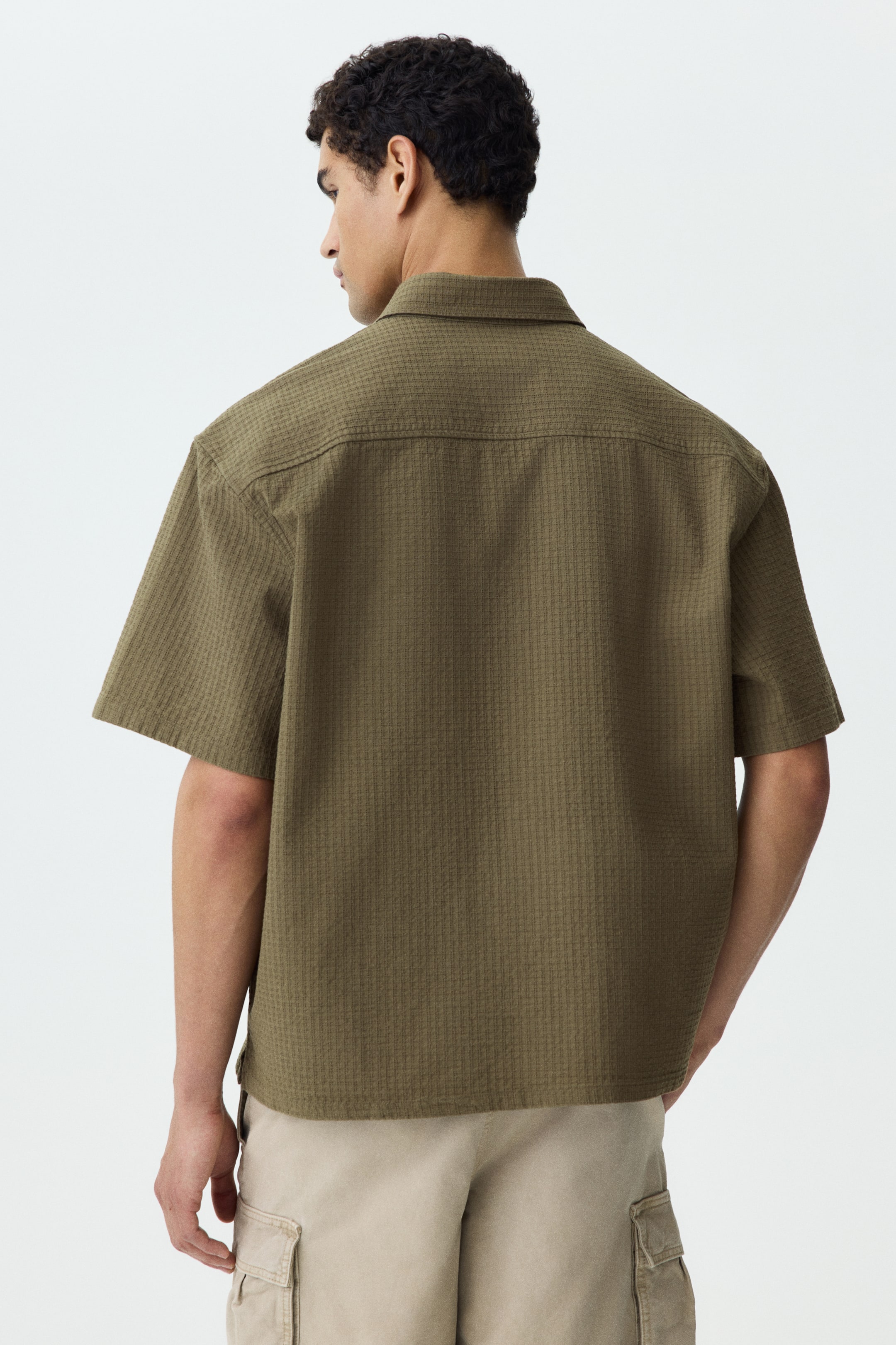 Relaxed-Fit Linen-Blend Shirt