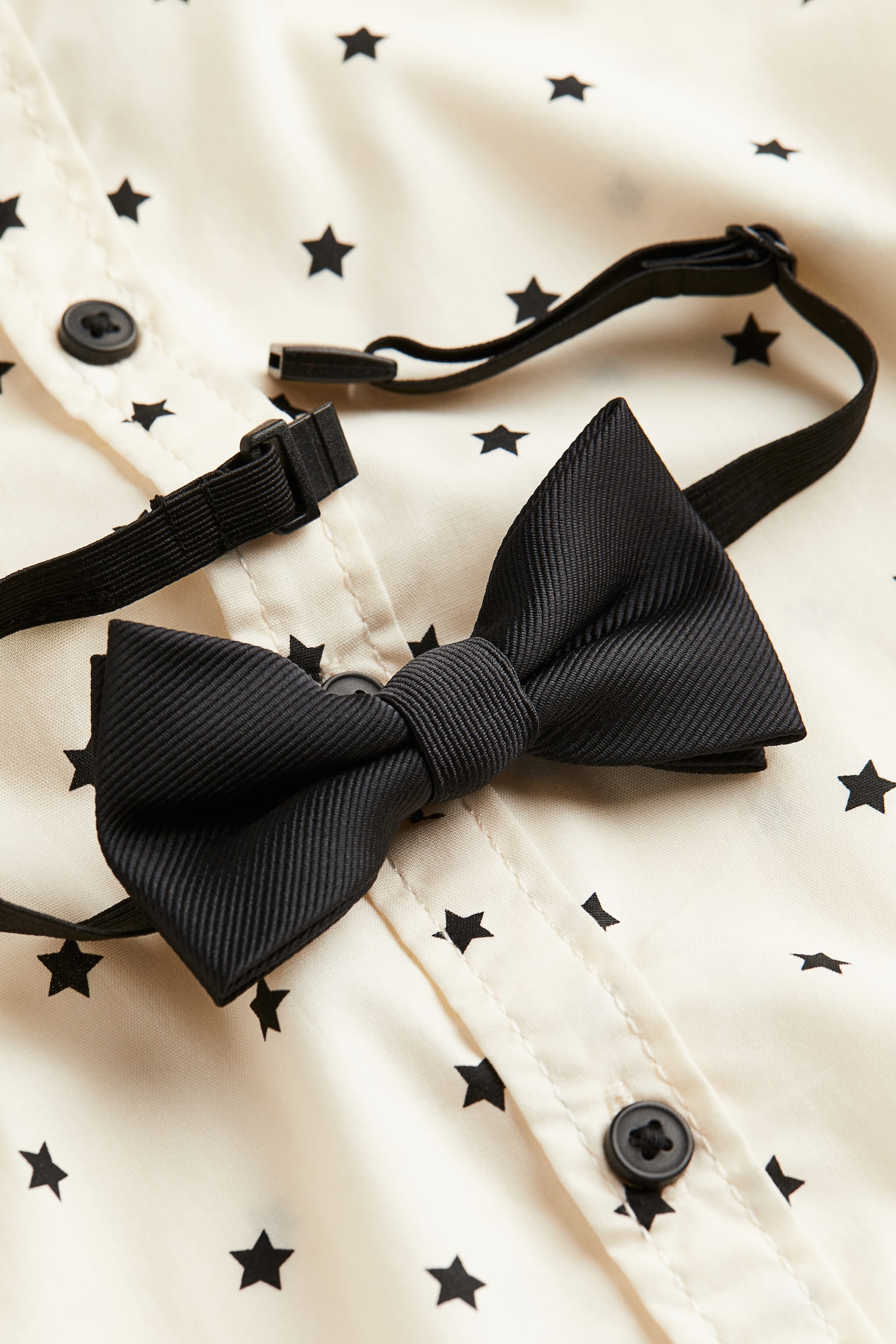 Shirt & Tie - White/Stars/White/Candy canes/Light blue/White - 2