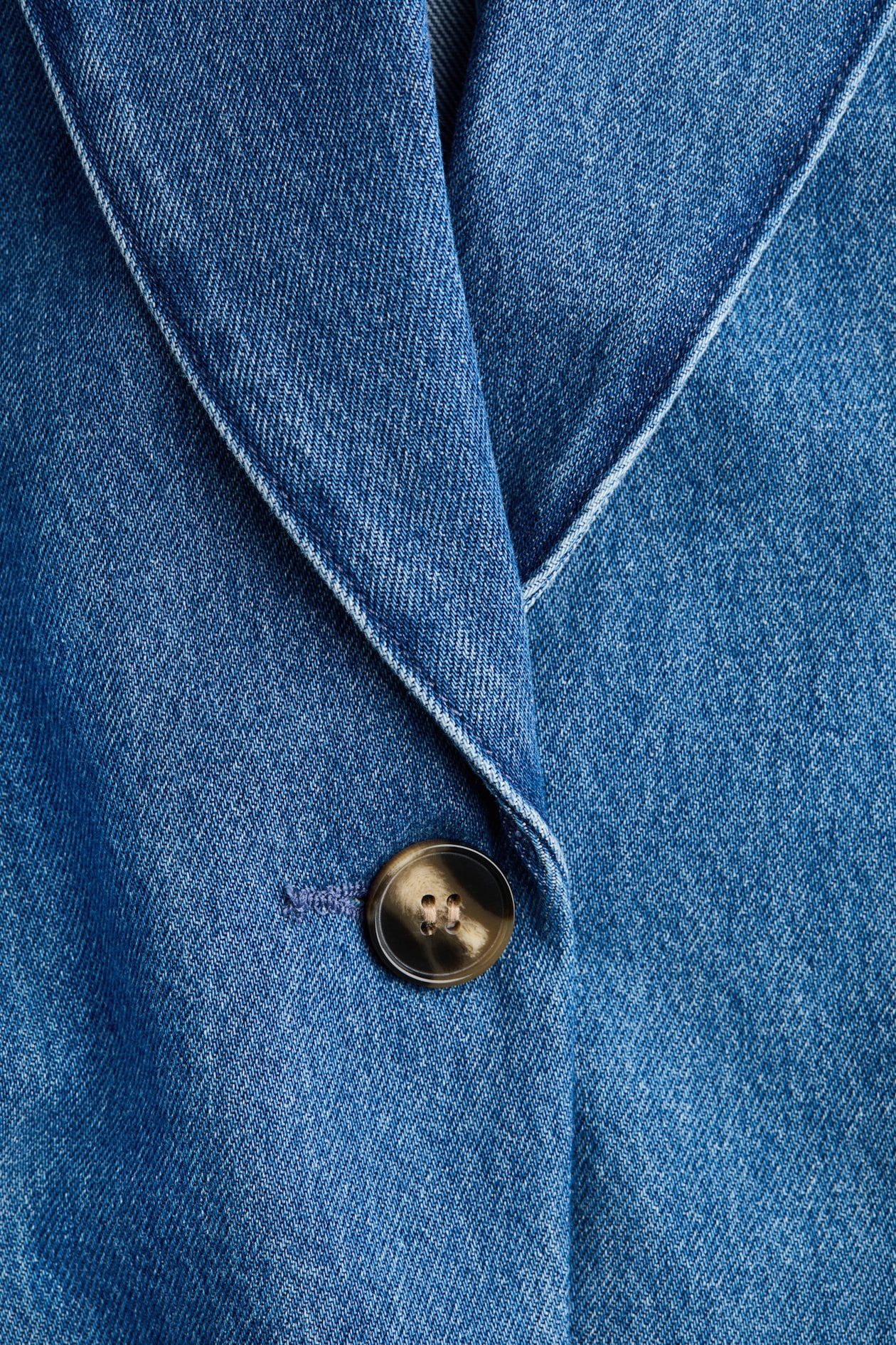Single-Breasted Denim Jacket - image 4