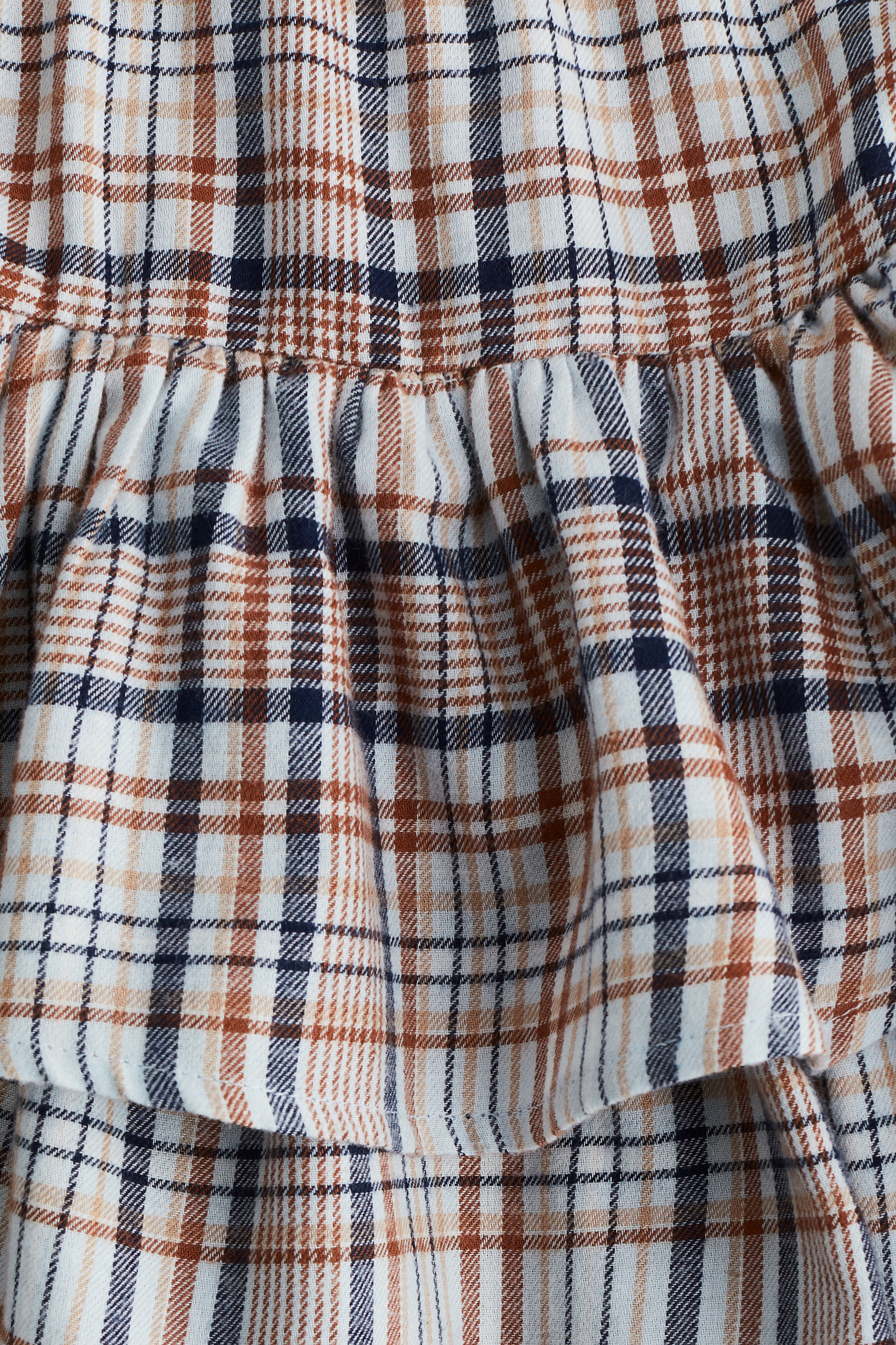 Tiered drawstring skirt