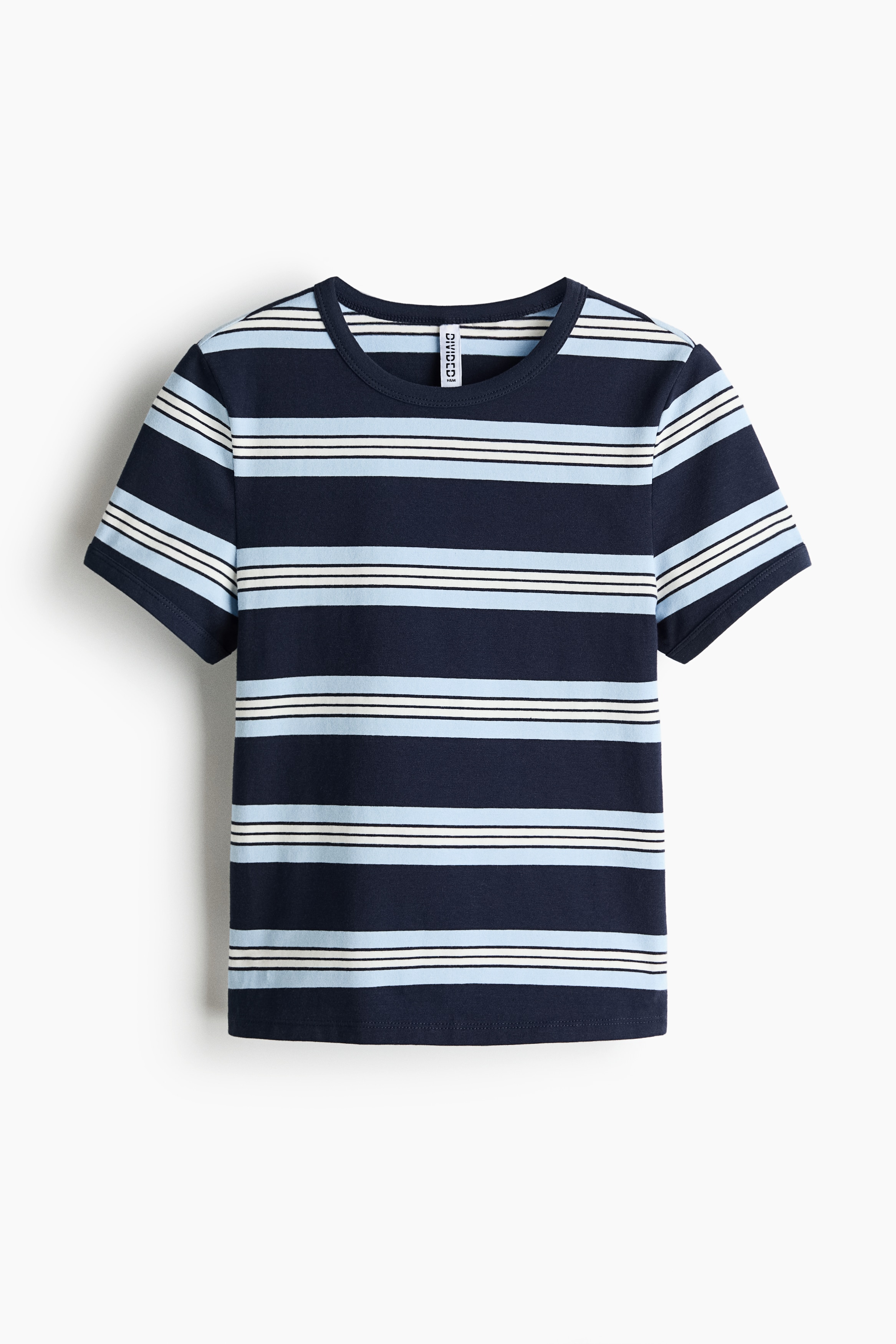 Áo thun ôm cotton - Màu xanh tím than/Kẻ/Màu vàng nhạt/Le Charme/Màu kem/HL/Màu be nhạt/Douceur de Vivre/Màu xanh dương nhạt/Poétique/Màu xám đậm/Pâtisserie
