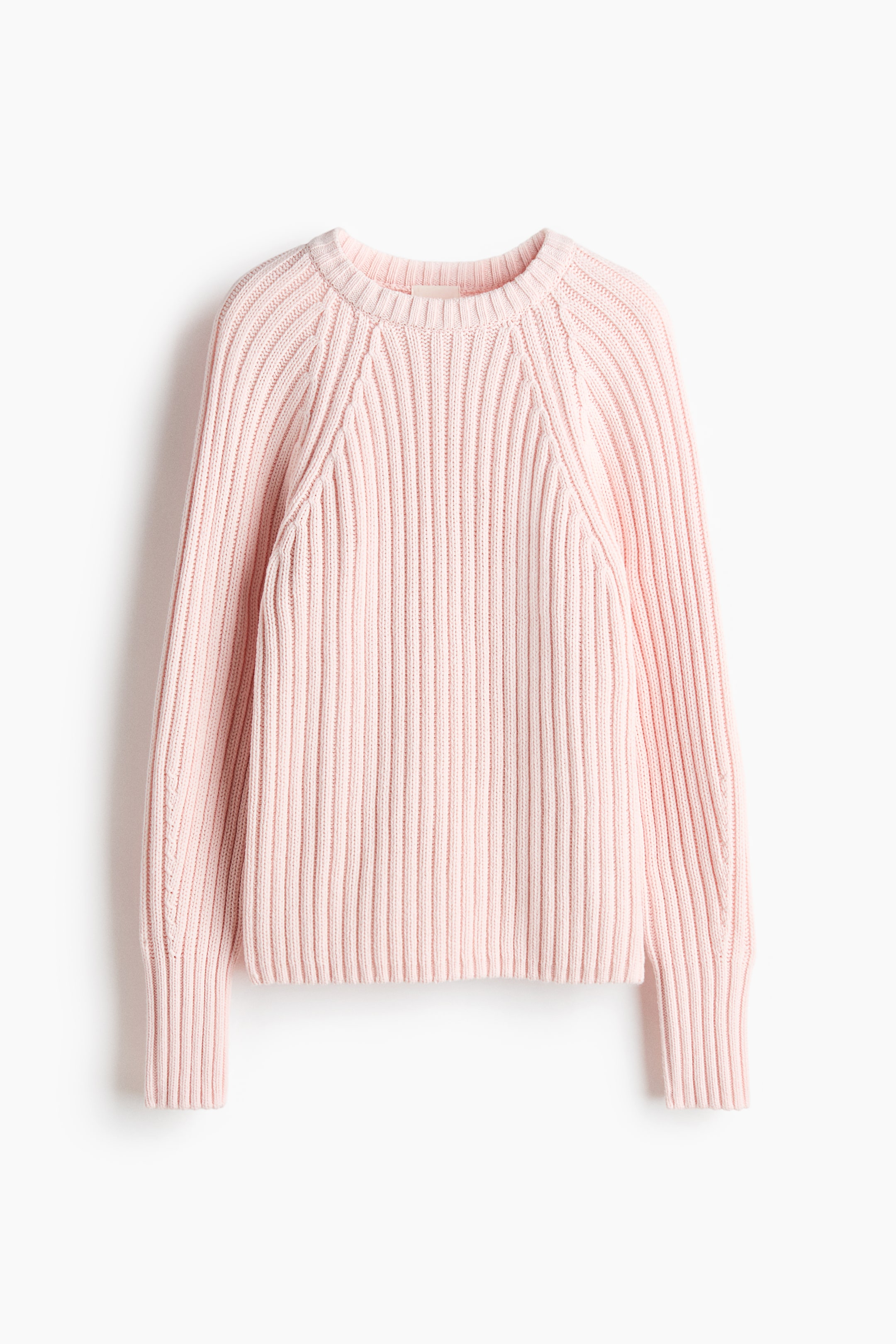 Agrandir l'image: Pull en maille côtelée - Rose clair - FEMME | H&M BE 1