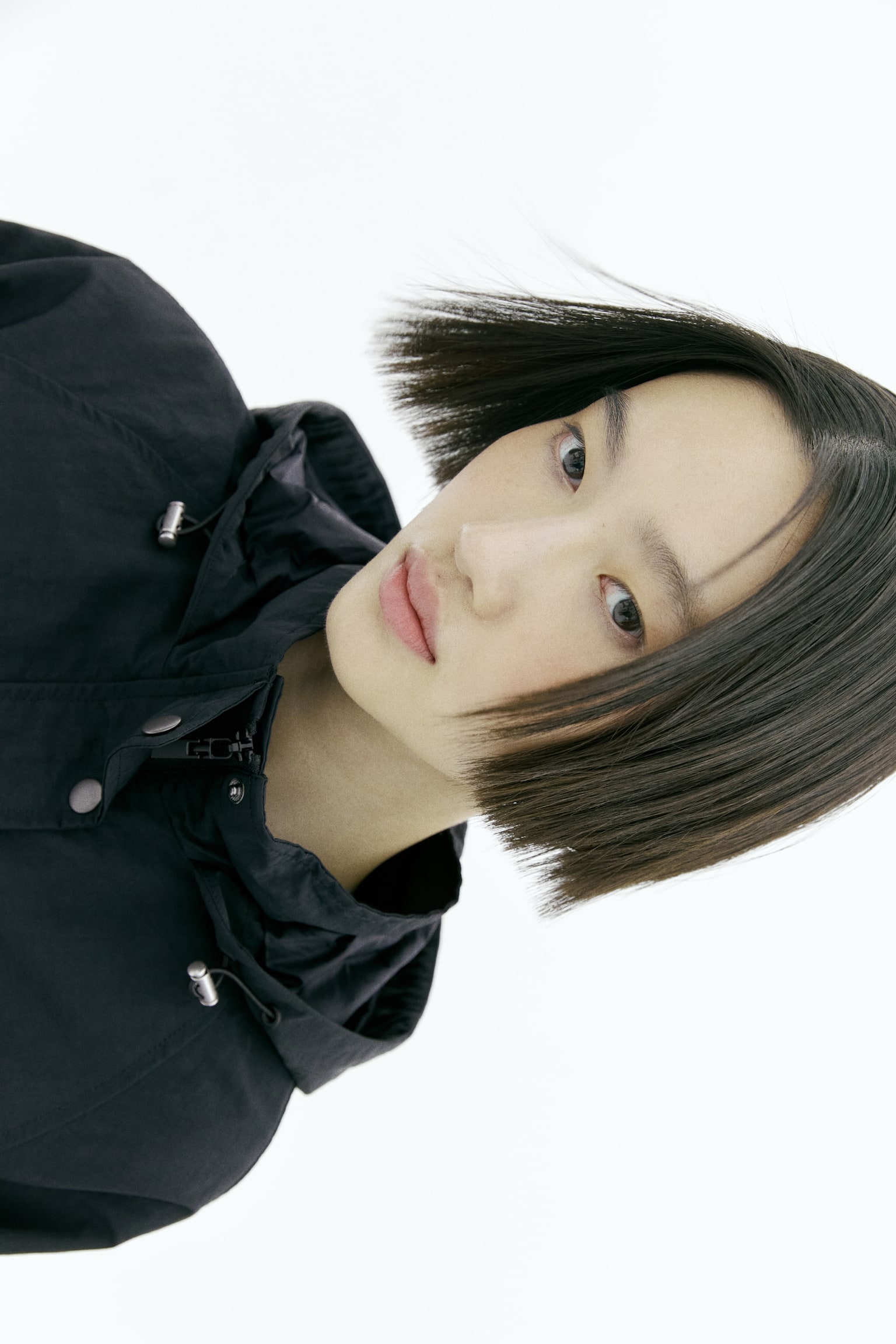 ペプラムウインドブレーカー - ブラック - 5