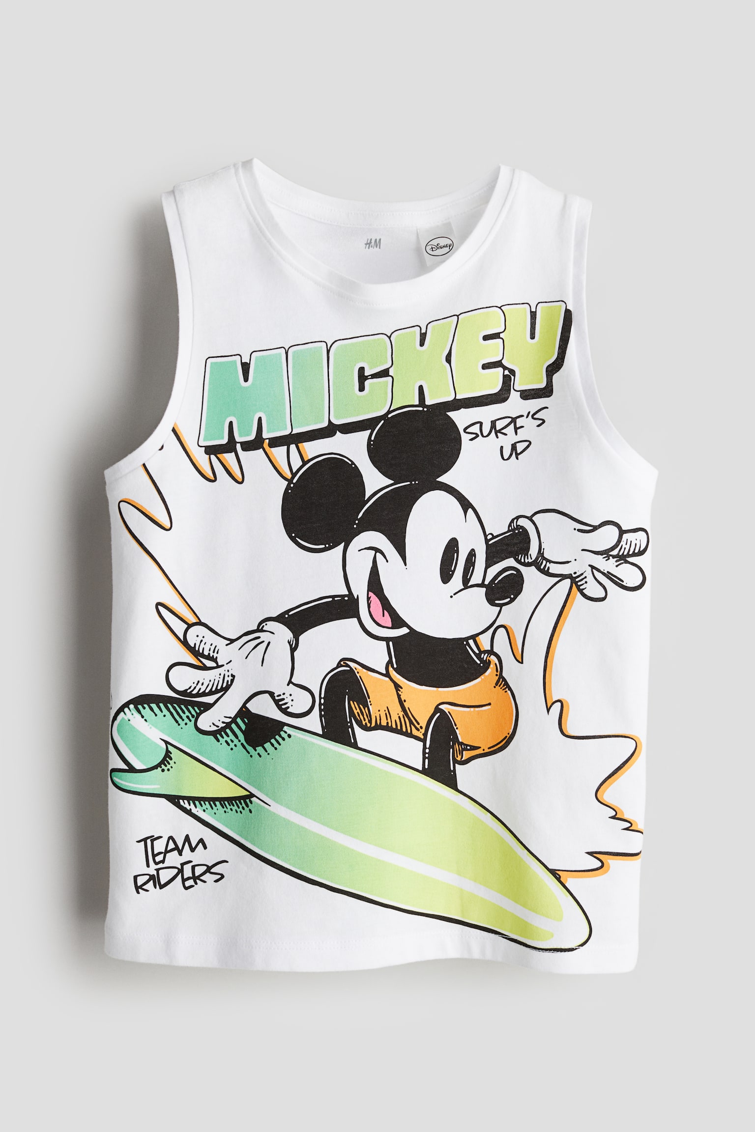 Printed vest top - White/Mickey Mouse/Black/Spider-Man - 1