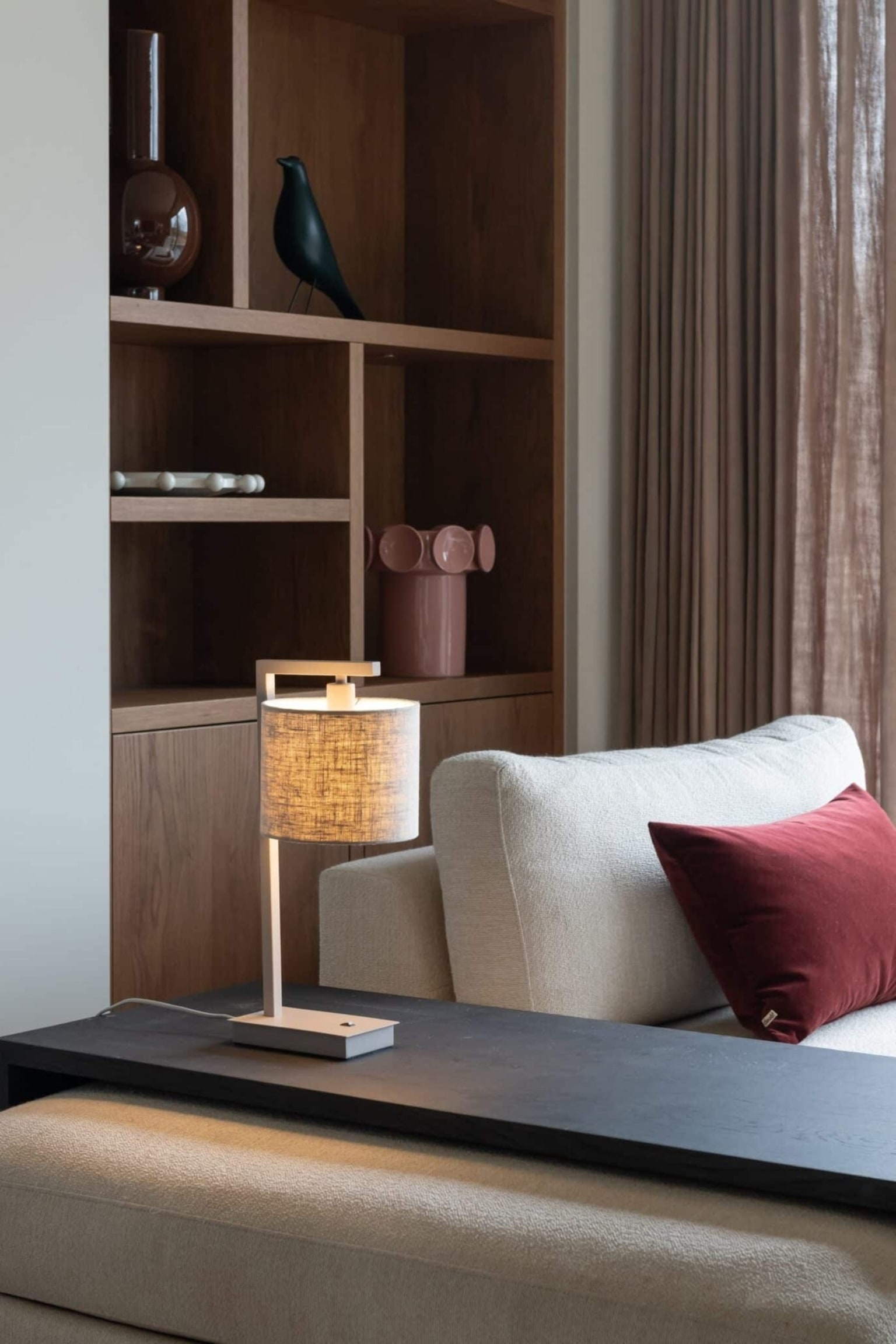 Boston Lampa Stołowa - Piasek - 2