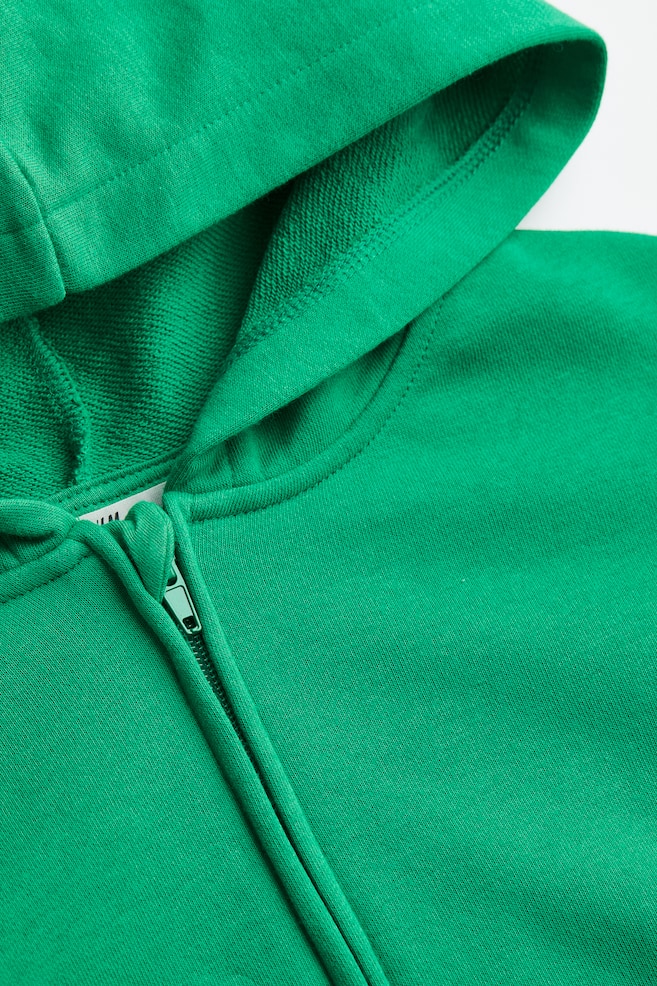 Zip-through hoodie - Green/Blue/Orange - 3