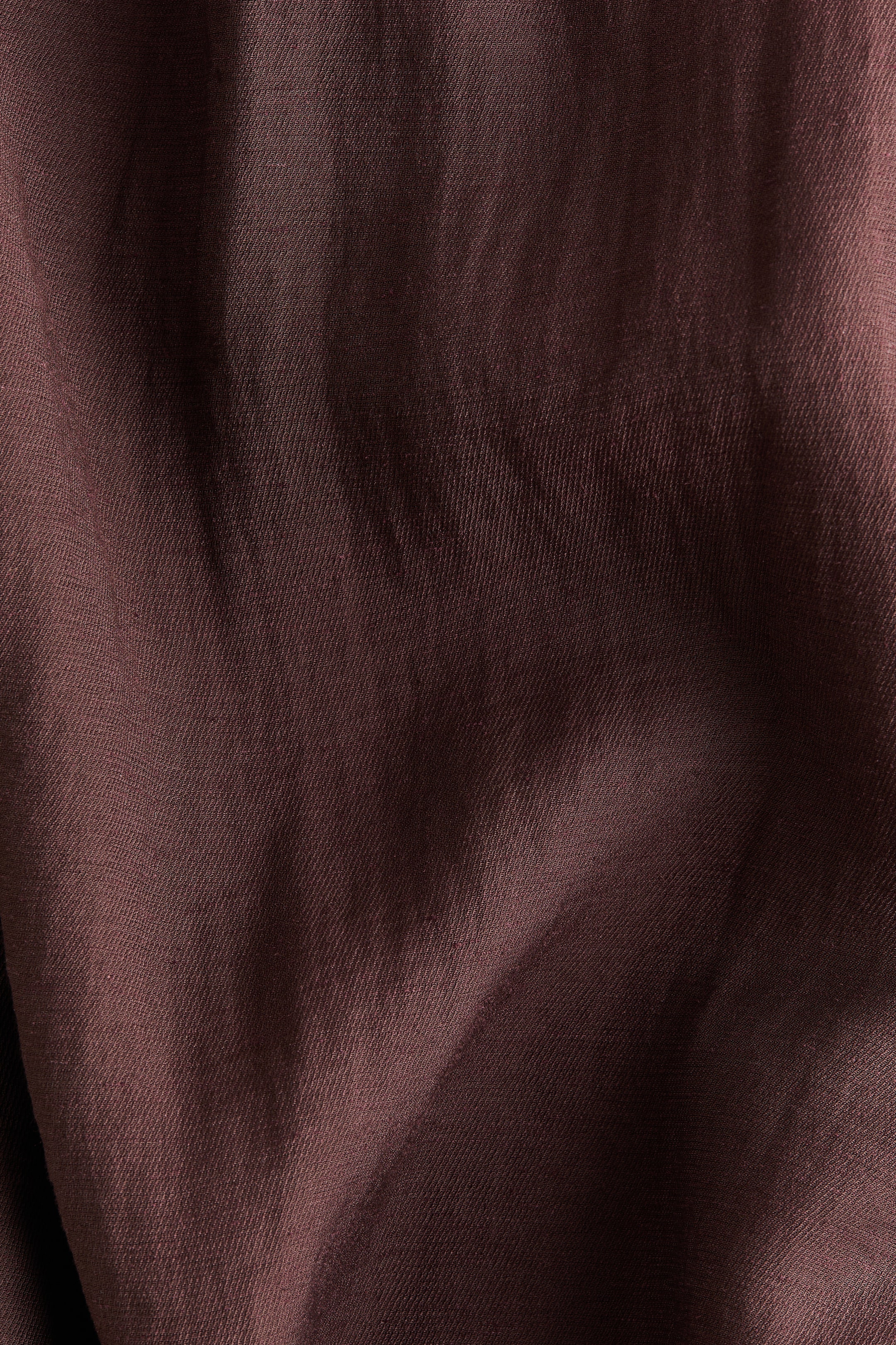 Linen-Blend Ankle-Length Pants
