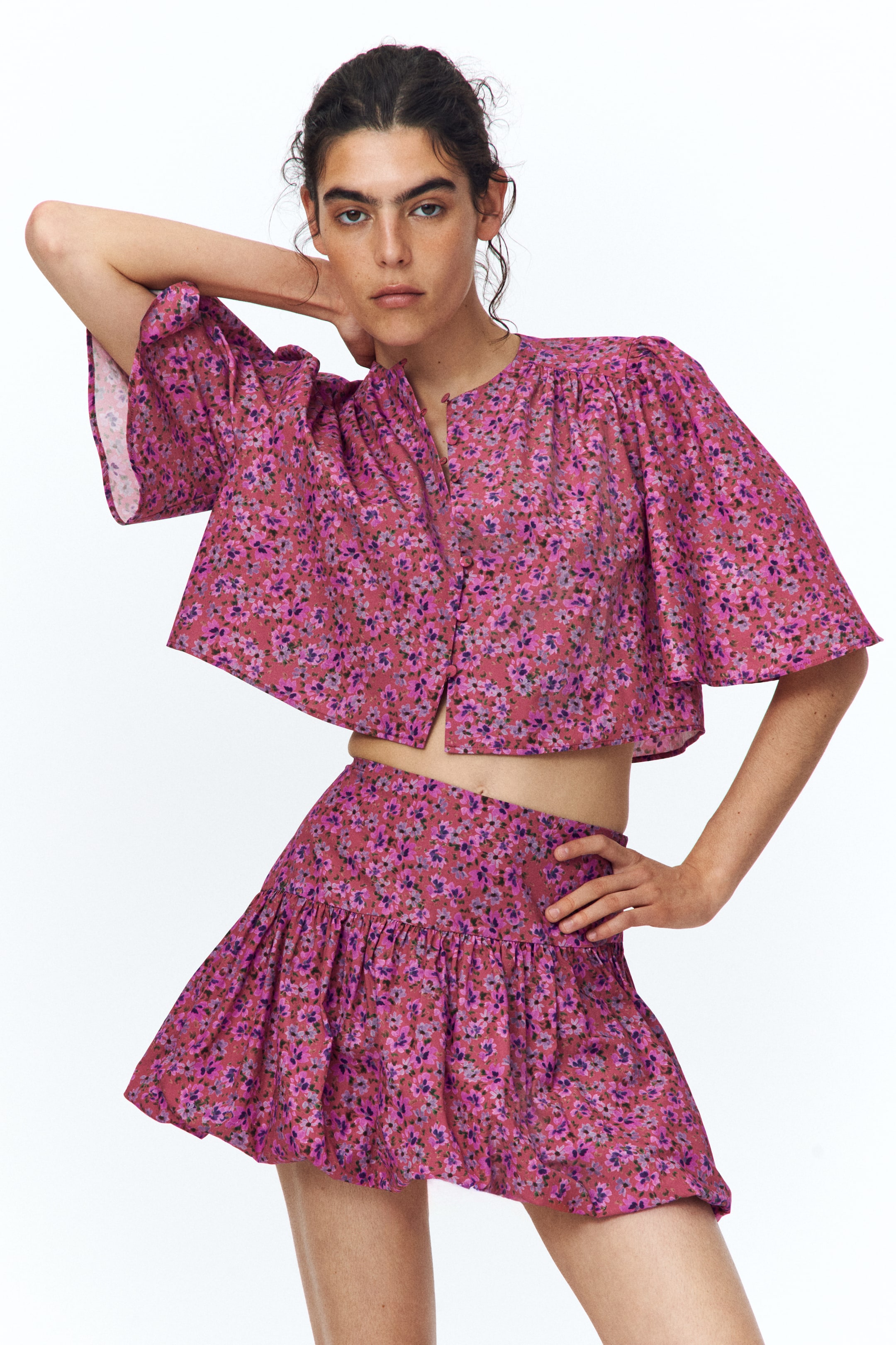 Short Cotton Blouse