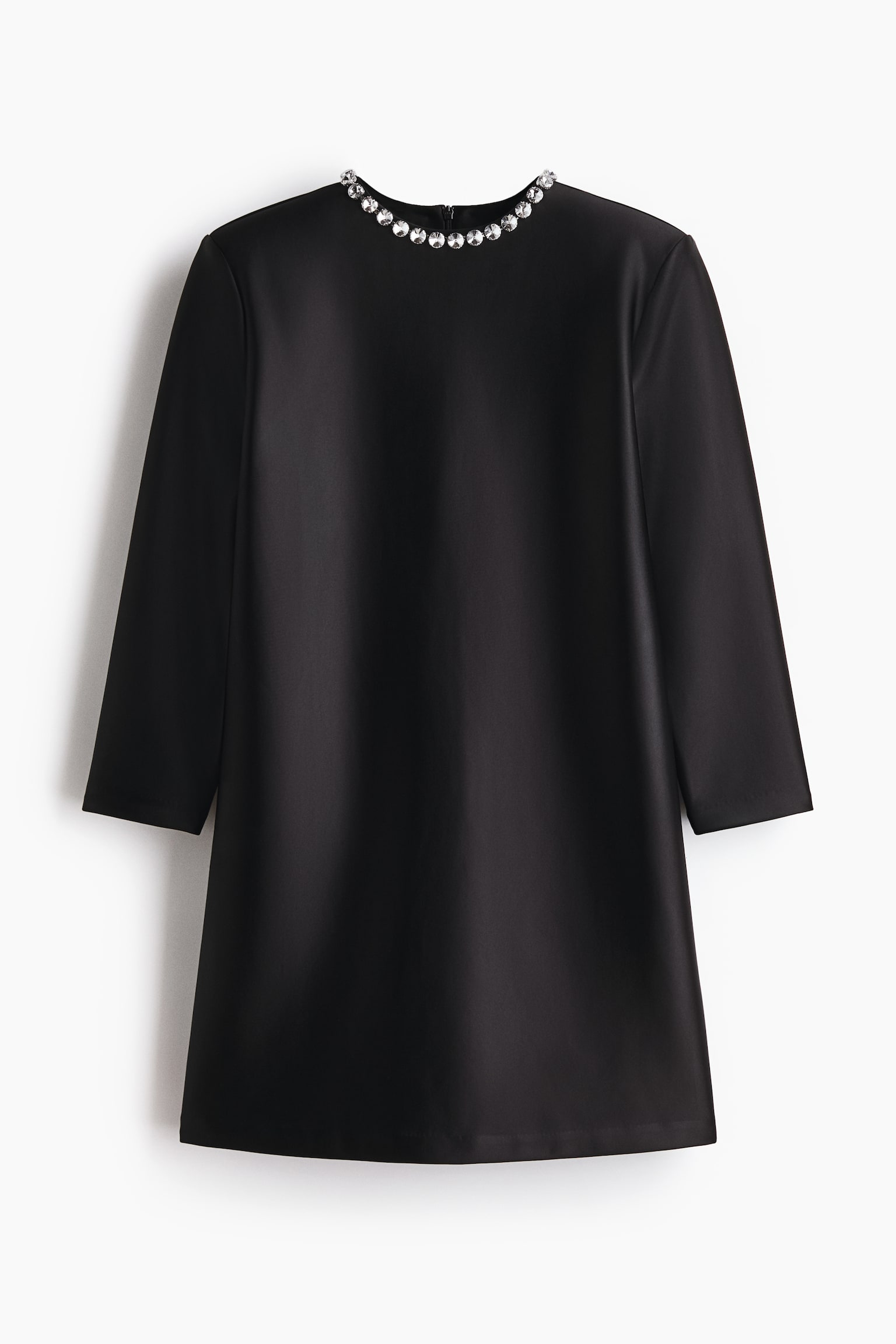 Embellished mini dress - Čierna - 1