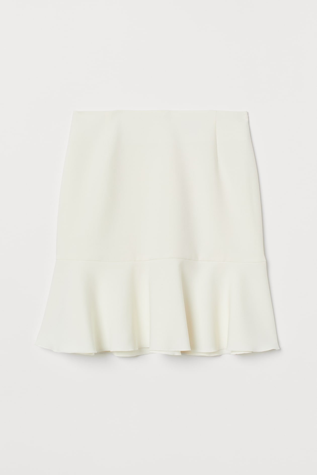 Short Skirt - Mini - Cream - Ladies | H&M US