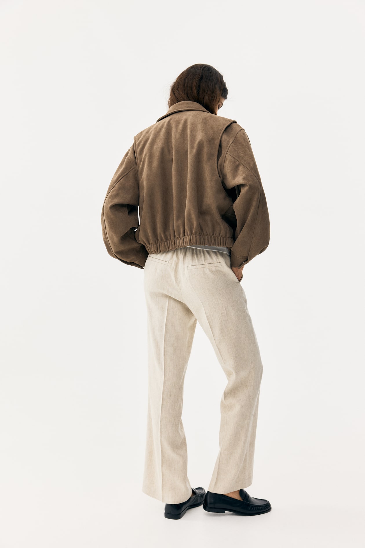 MAMA Linen-Blend Dress Pants - image 5