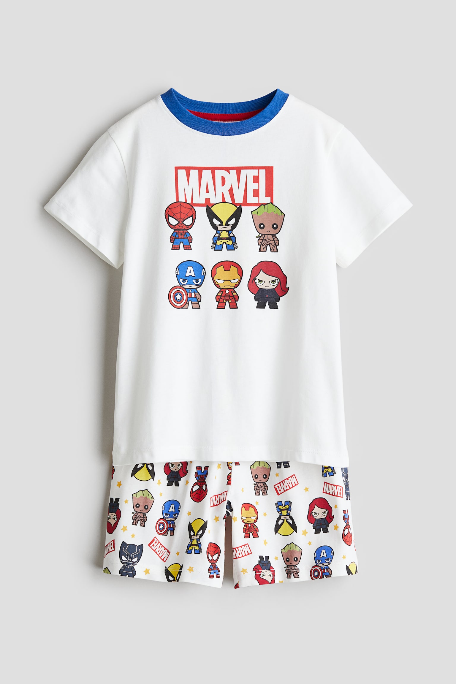 Printed cotton pyjamas - White/Marvel Comics - 1