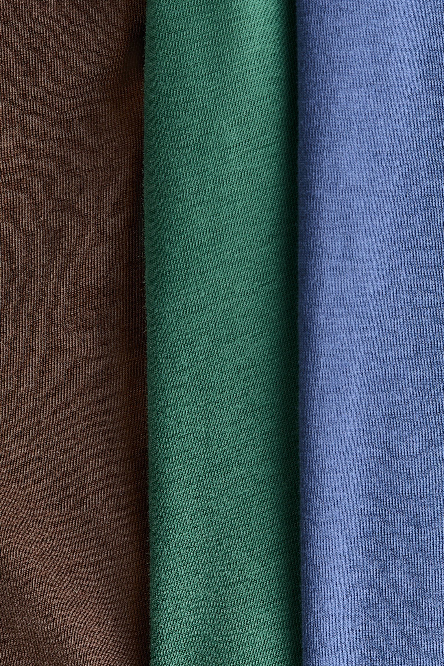 Детские шорты H&M 3-pack cotton, цвет: Коричневый / Зелёный — фото 2