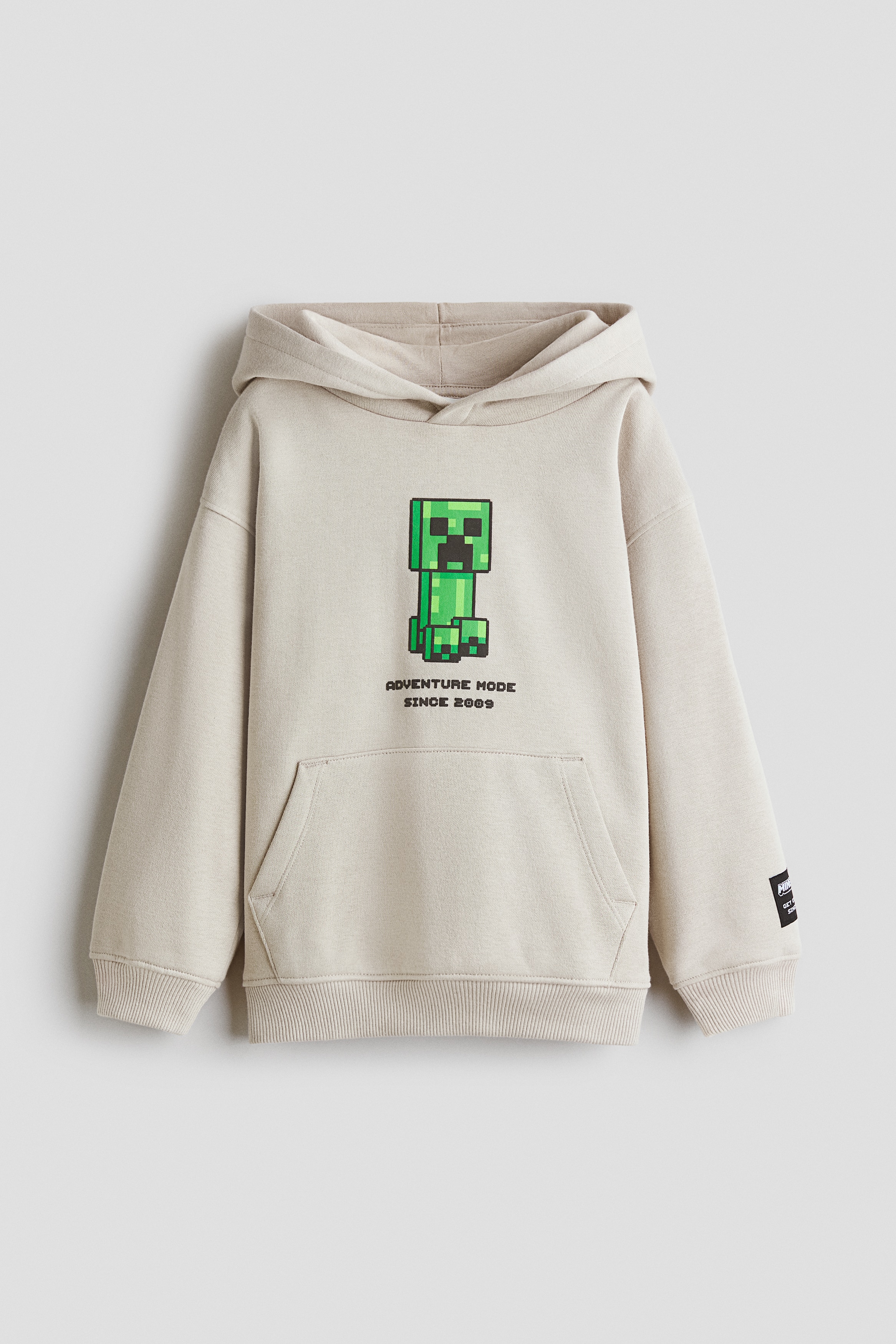 Sudadera estampada con interior cepilladoAuxiliar