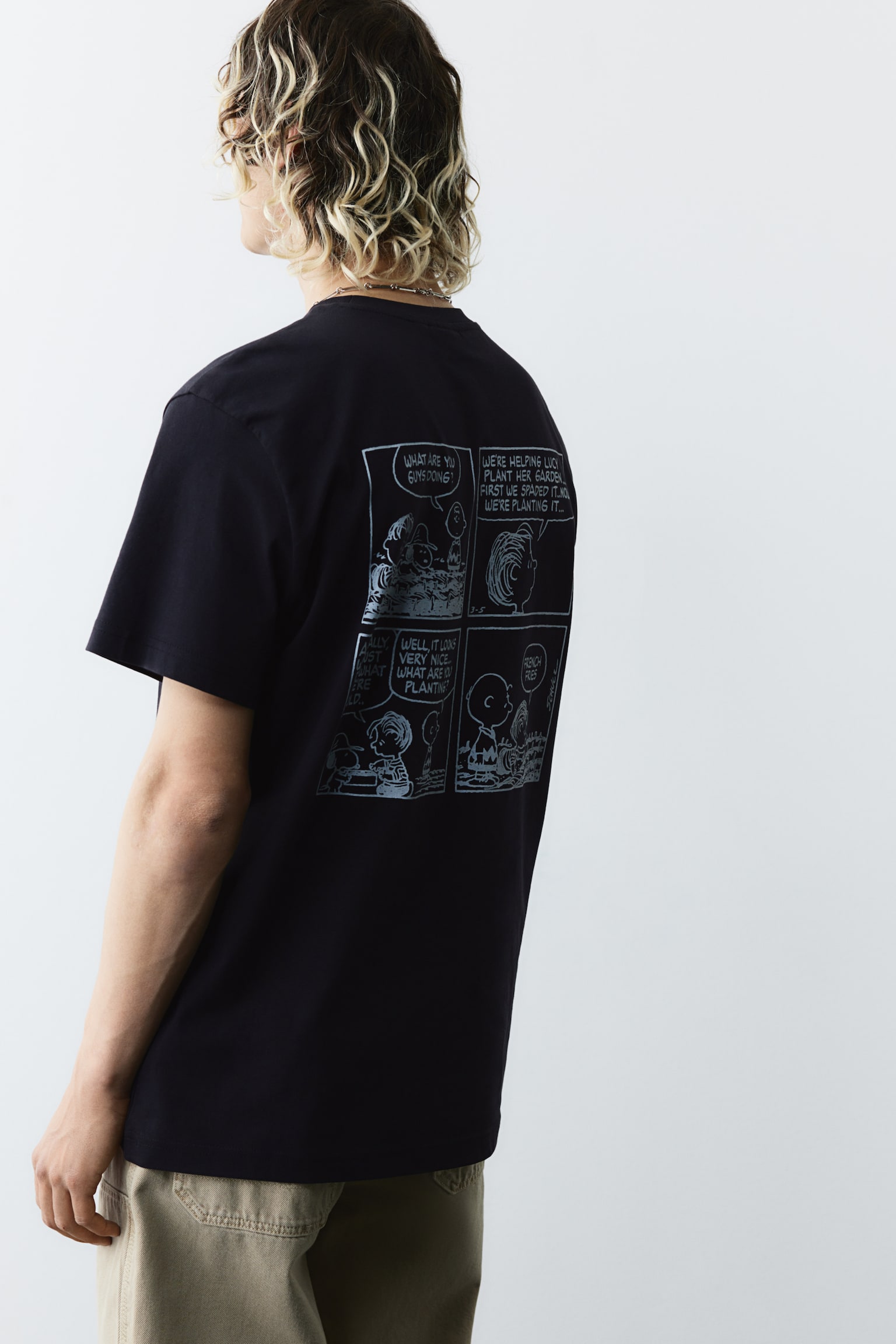 レギュラーフィットTシャツ - ブラック／スヌーピー/ライトブルー／リック・アンド・モーティ/クリーム／スヌーピー/ブラック／Keith Haring/dc/dc - 7