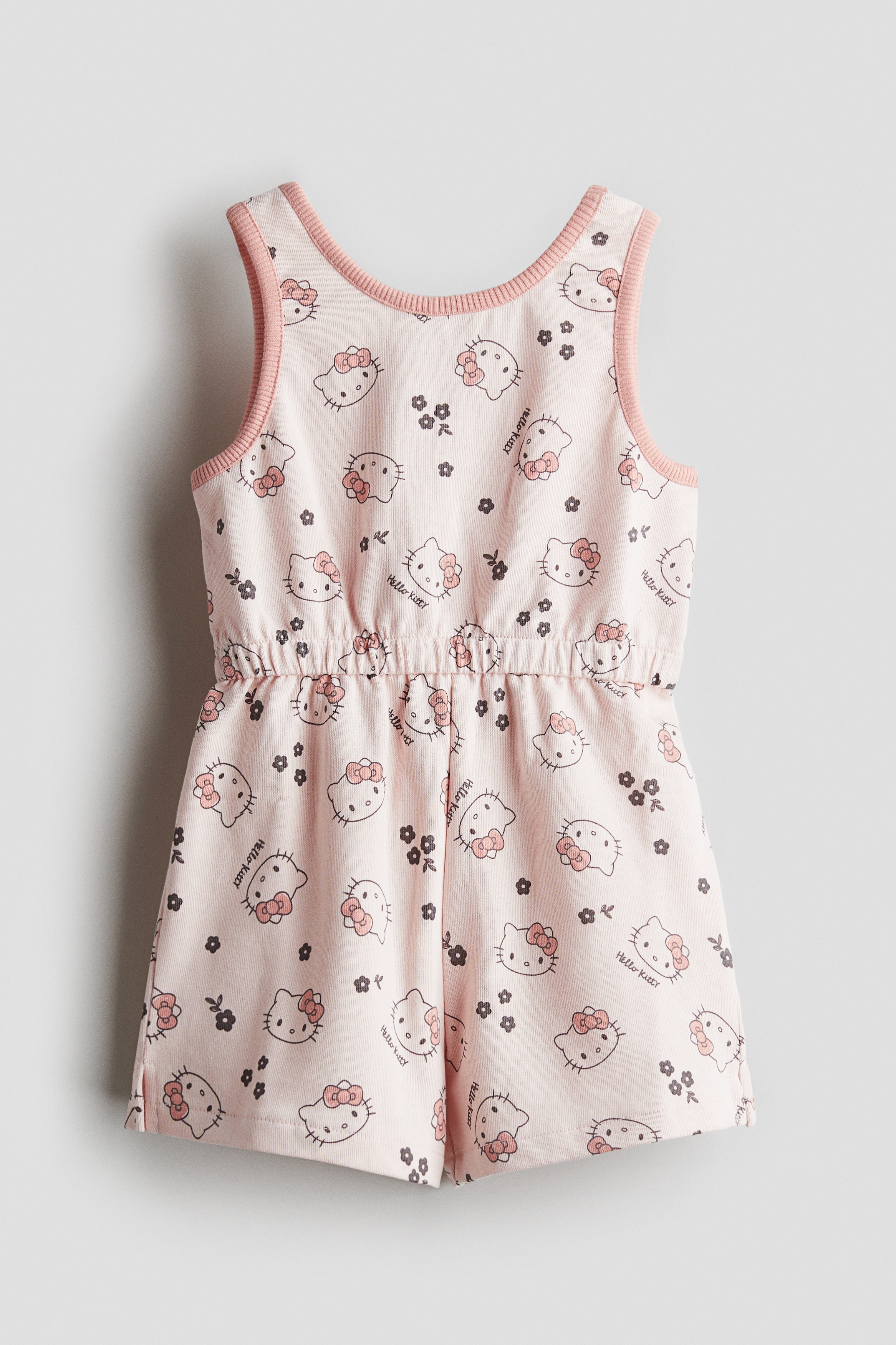 Printed Jumpsuit - Light pink/Hello Kitty