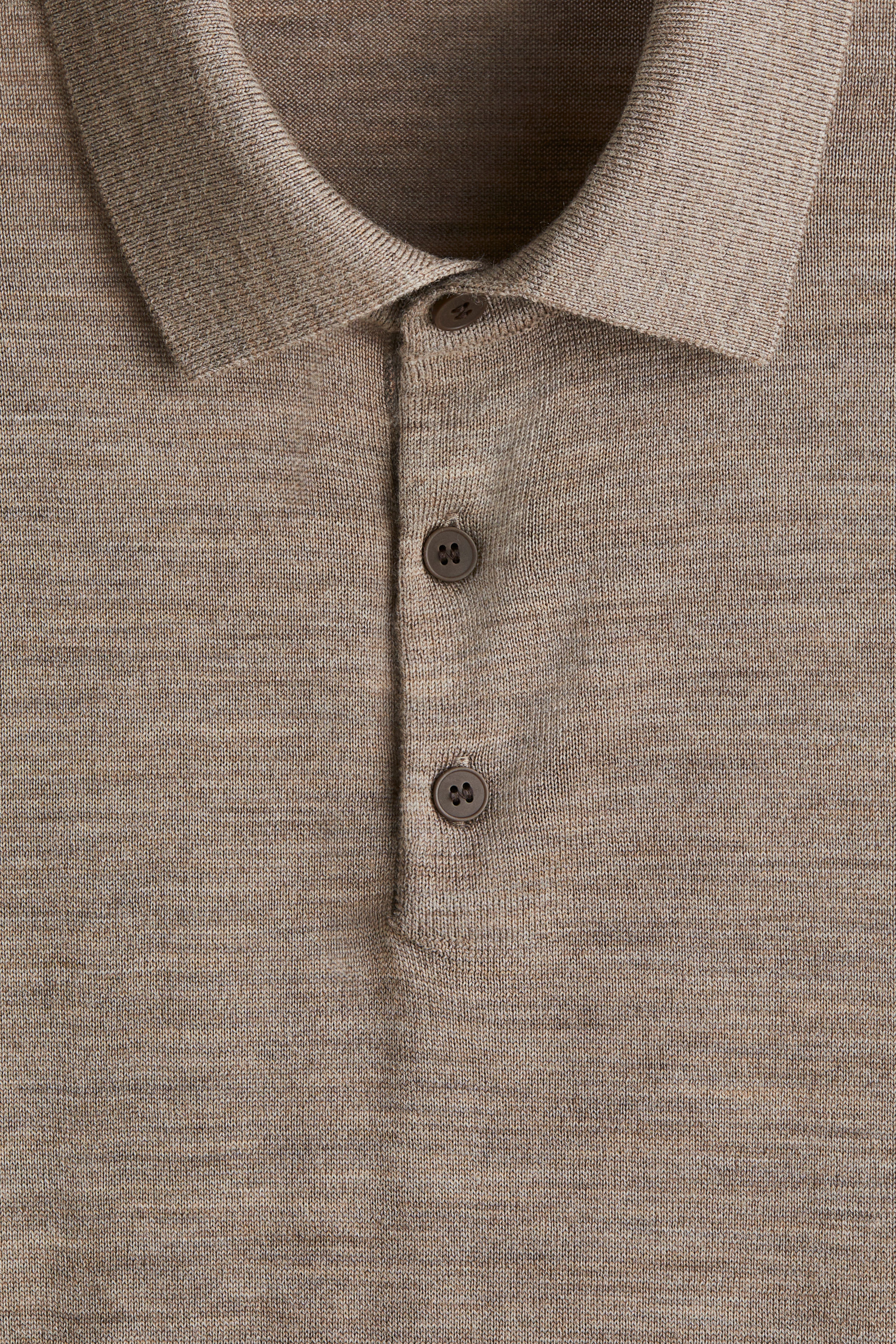 Regular-Fit Merino Wool Polo Shirt