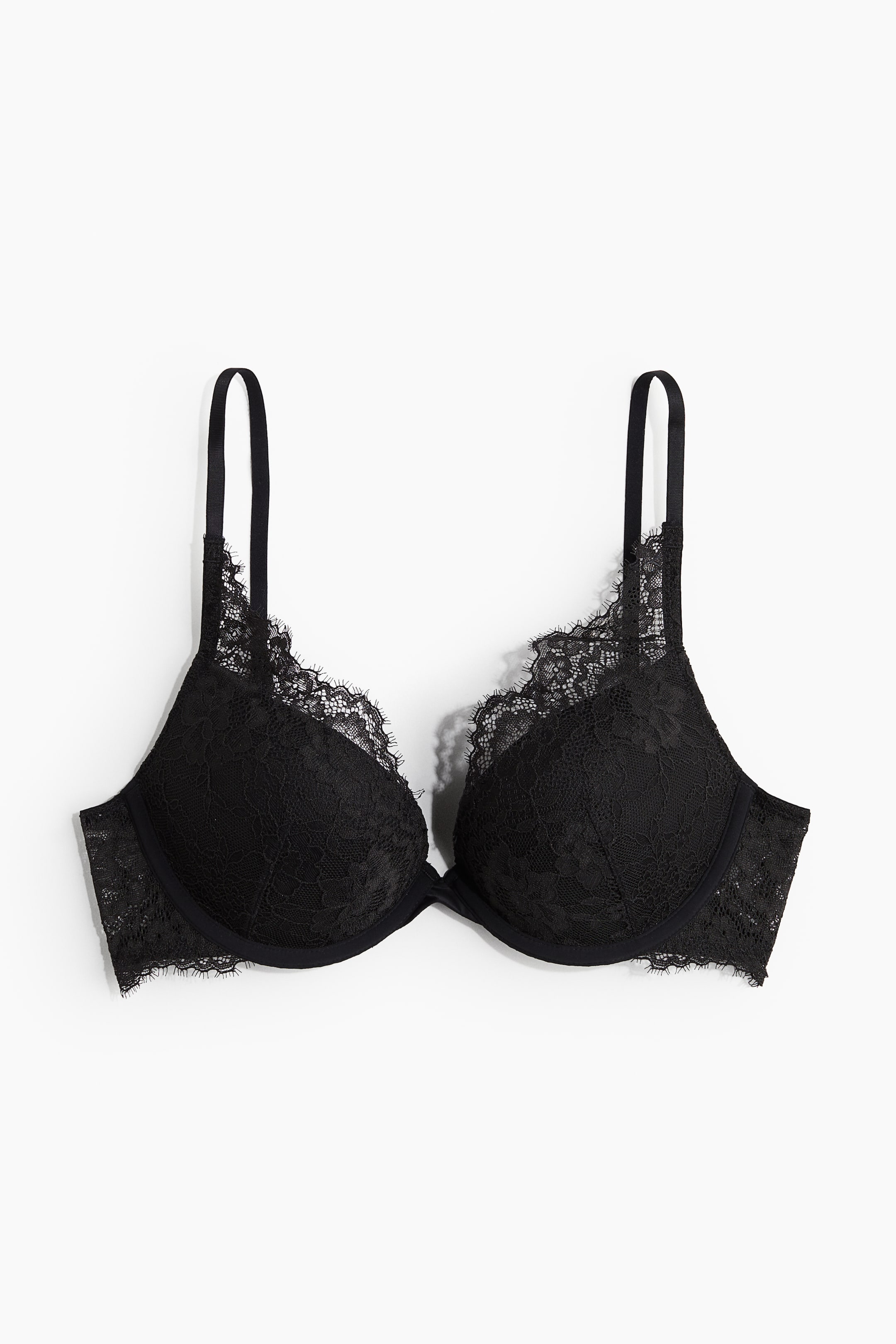 Kanten superpush-up beha - Zwart - DAMES | H&M BE