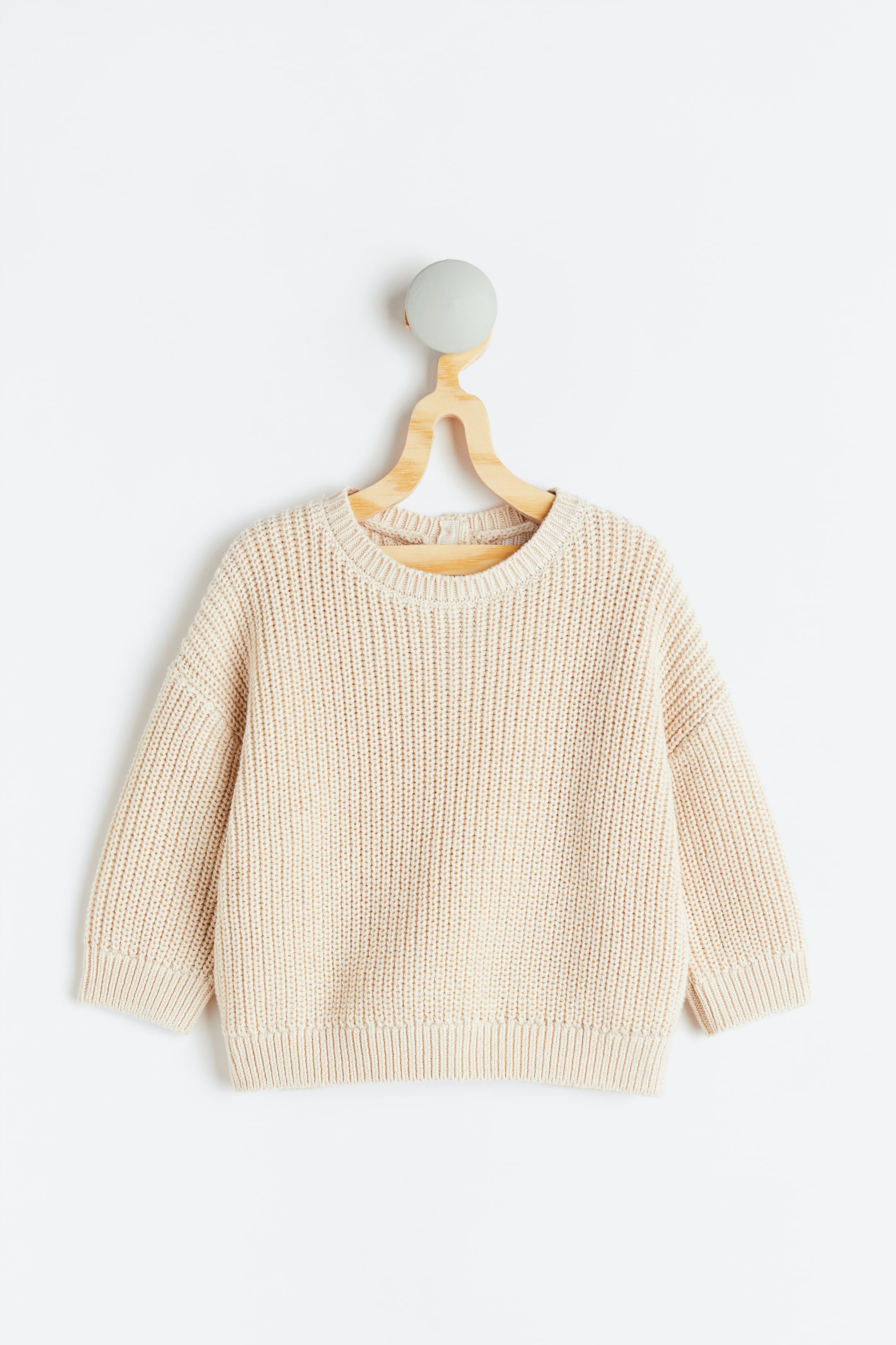 Oversized Rib-knit Cotton Sweater