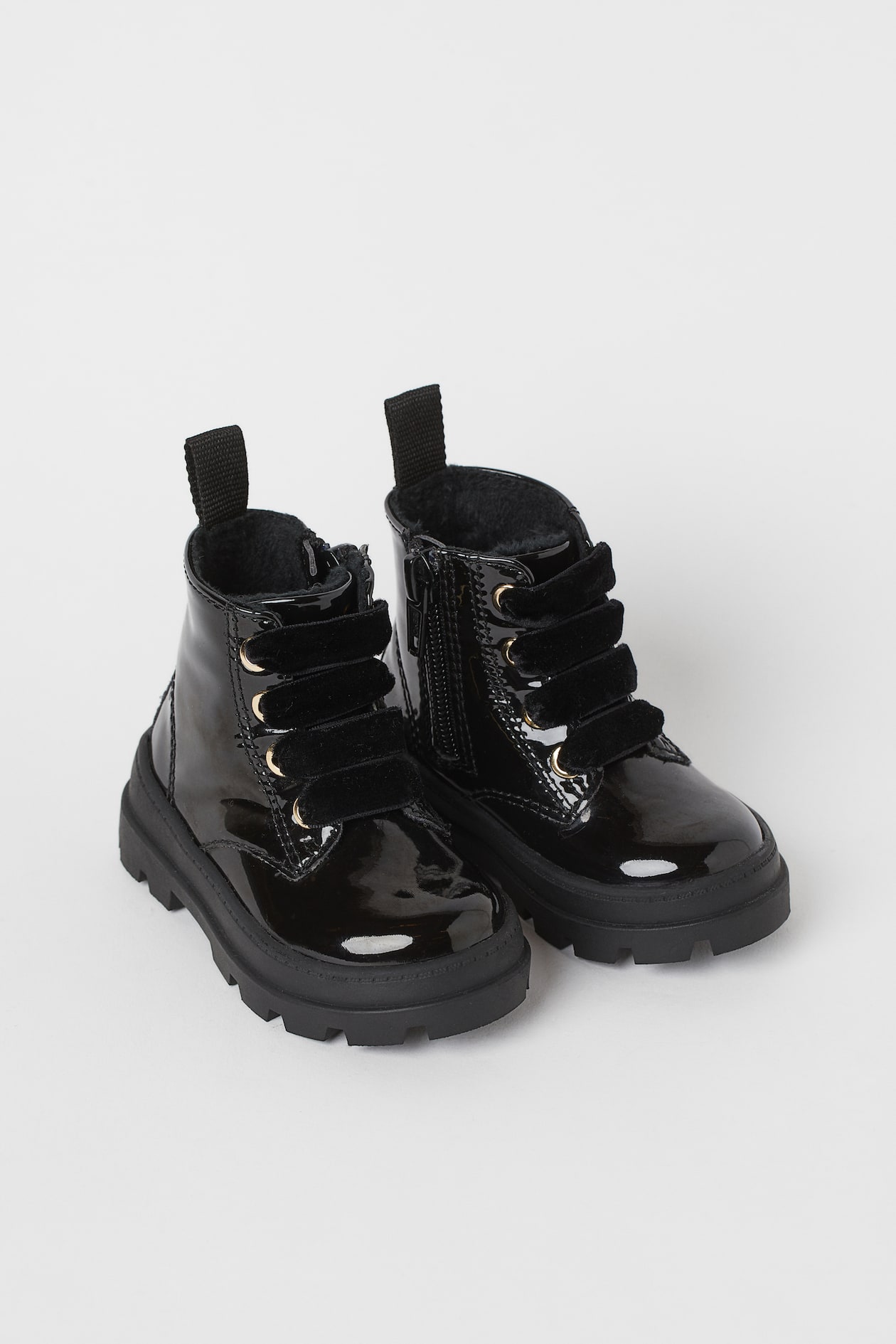 Warm-lined boots - No heel - Black - Kids | H&M GB