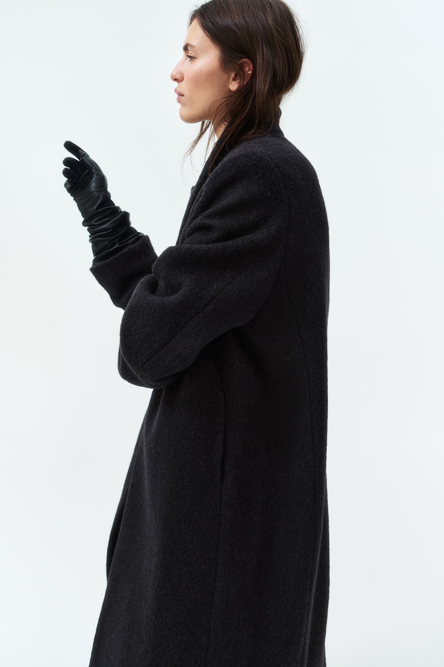 Wool coat - Black - 4