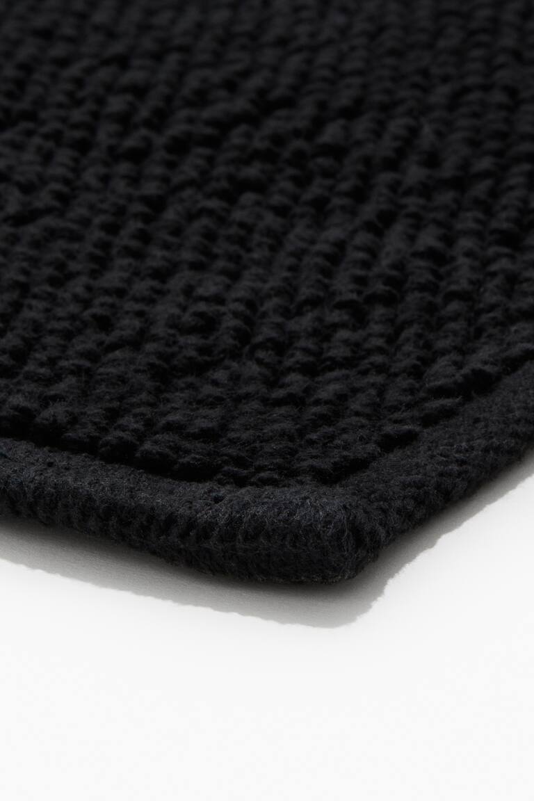 Cotton Bath Mat - Black - Home All | H&M US
