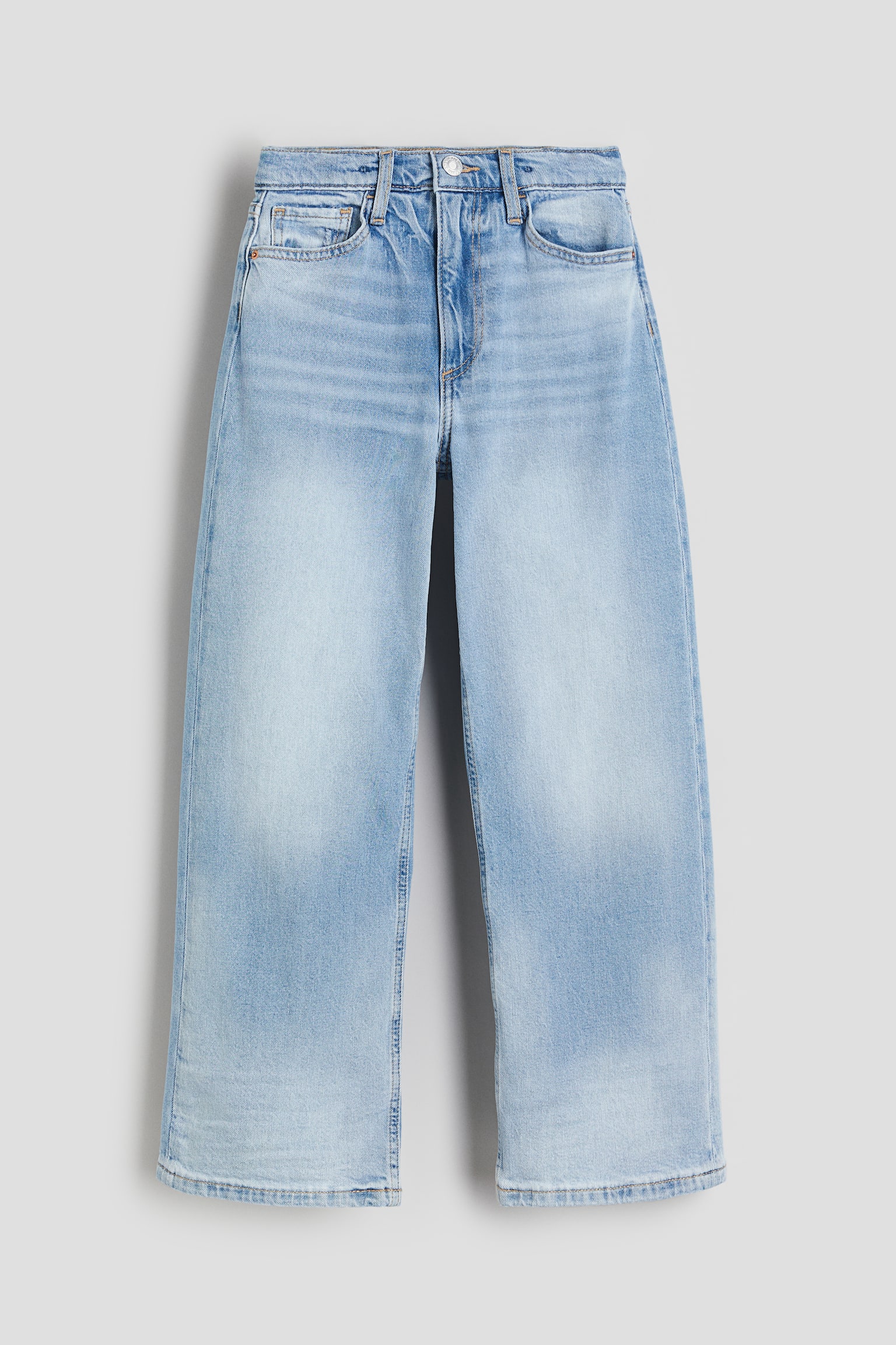 Wide Leg Jeans - Light denim blue/Denim blue/Light denim blue/Denim grey/Denim blue/Light denim blue - 1