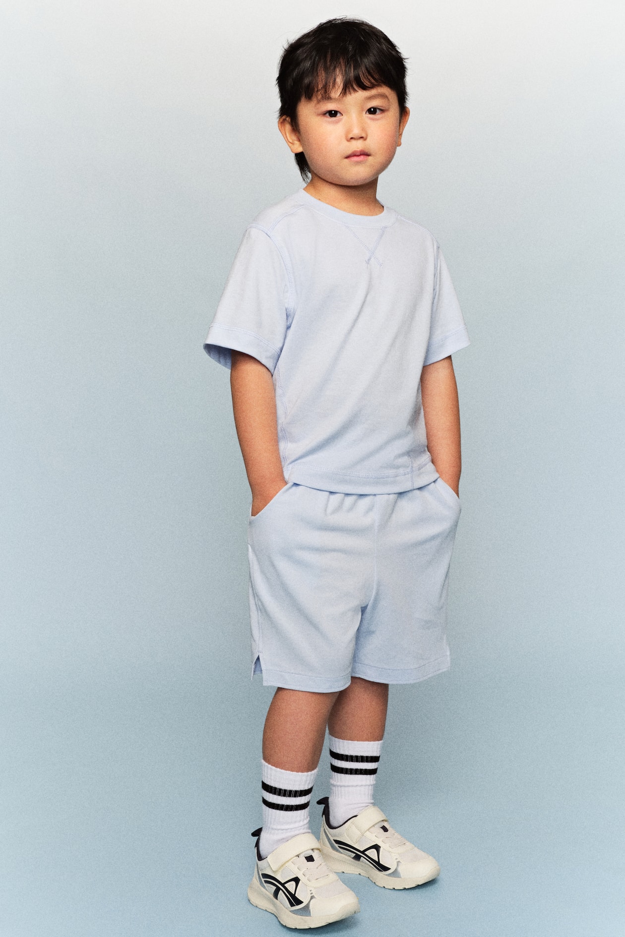 COOLMAX® Piqué shorts Blue Kids H&M SG