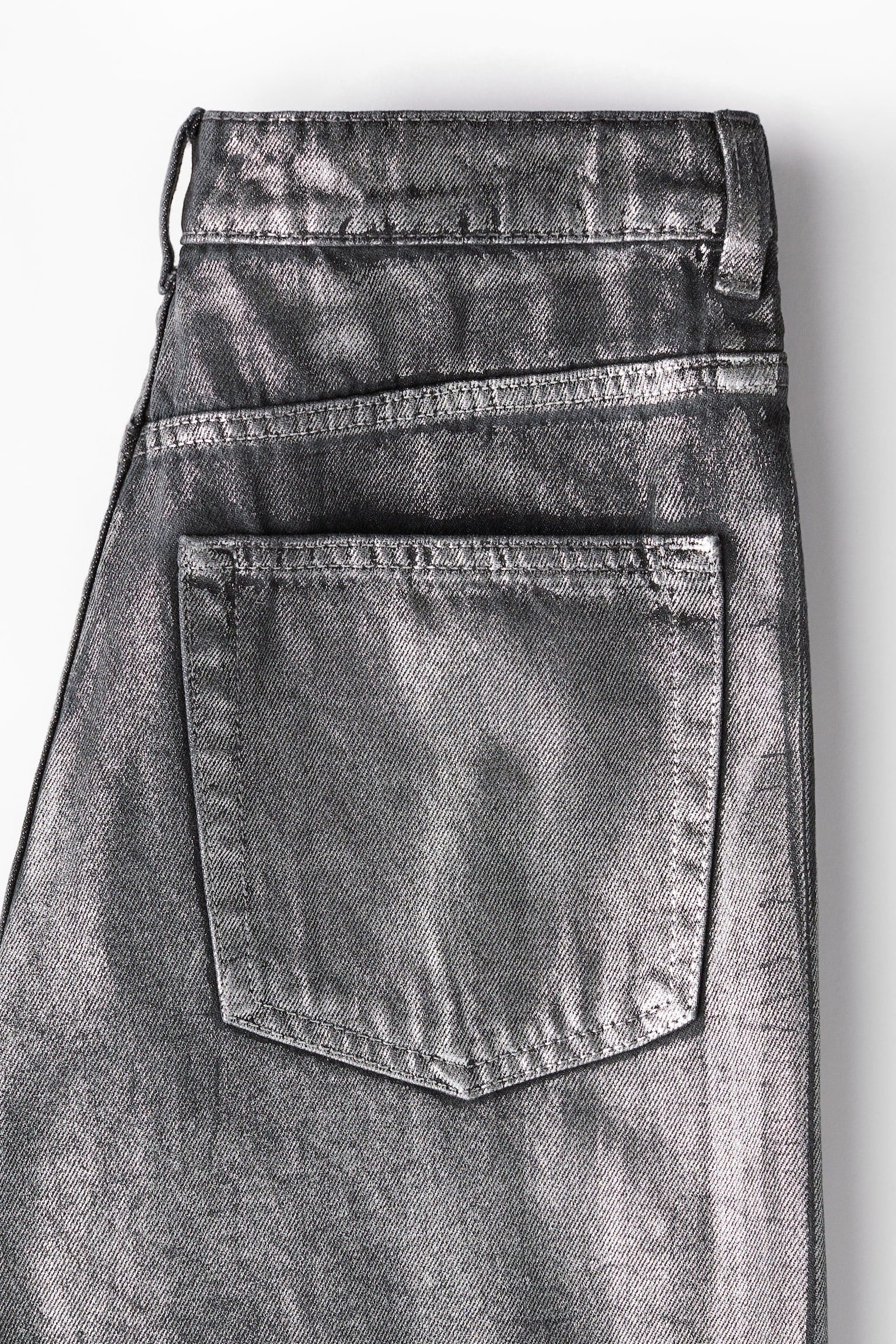 Wide High Jeans - Silver-coloured - 7