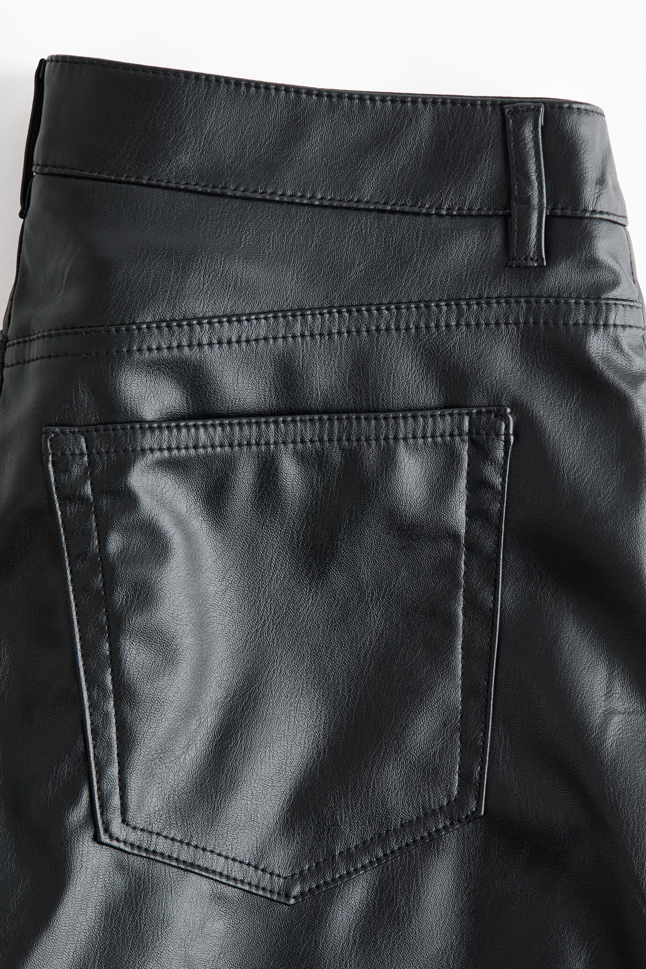 Baggy Coated Pants