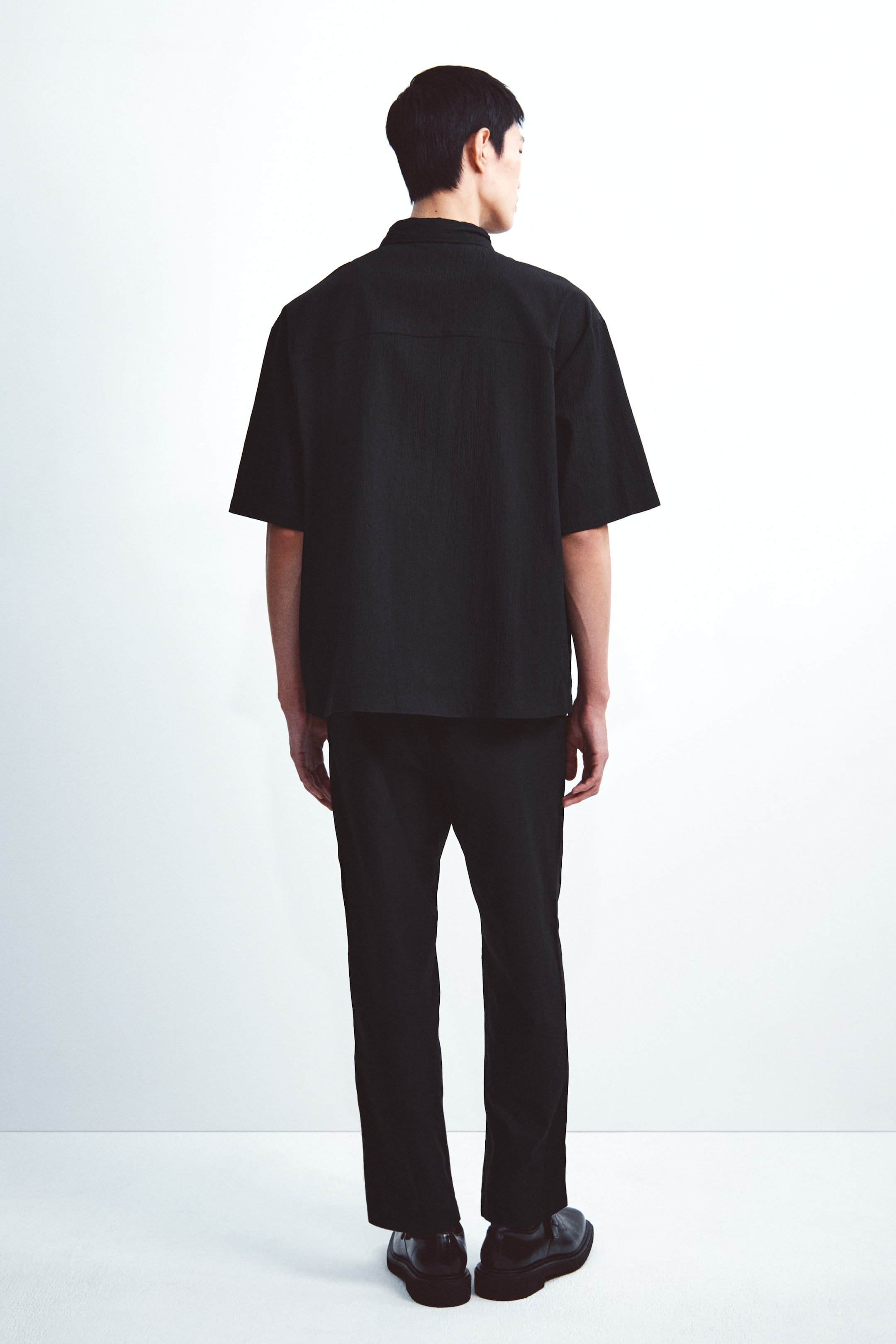 View larger image: Short-sleeved jacket - Black - Men | H&M MY 3