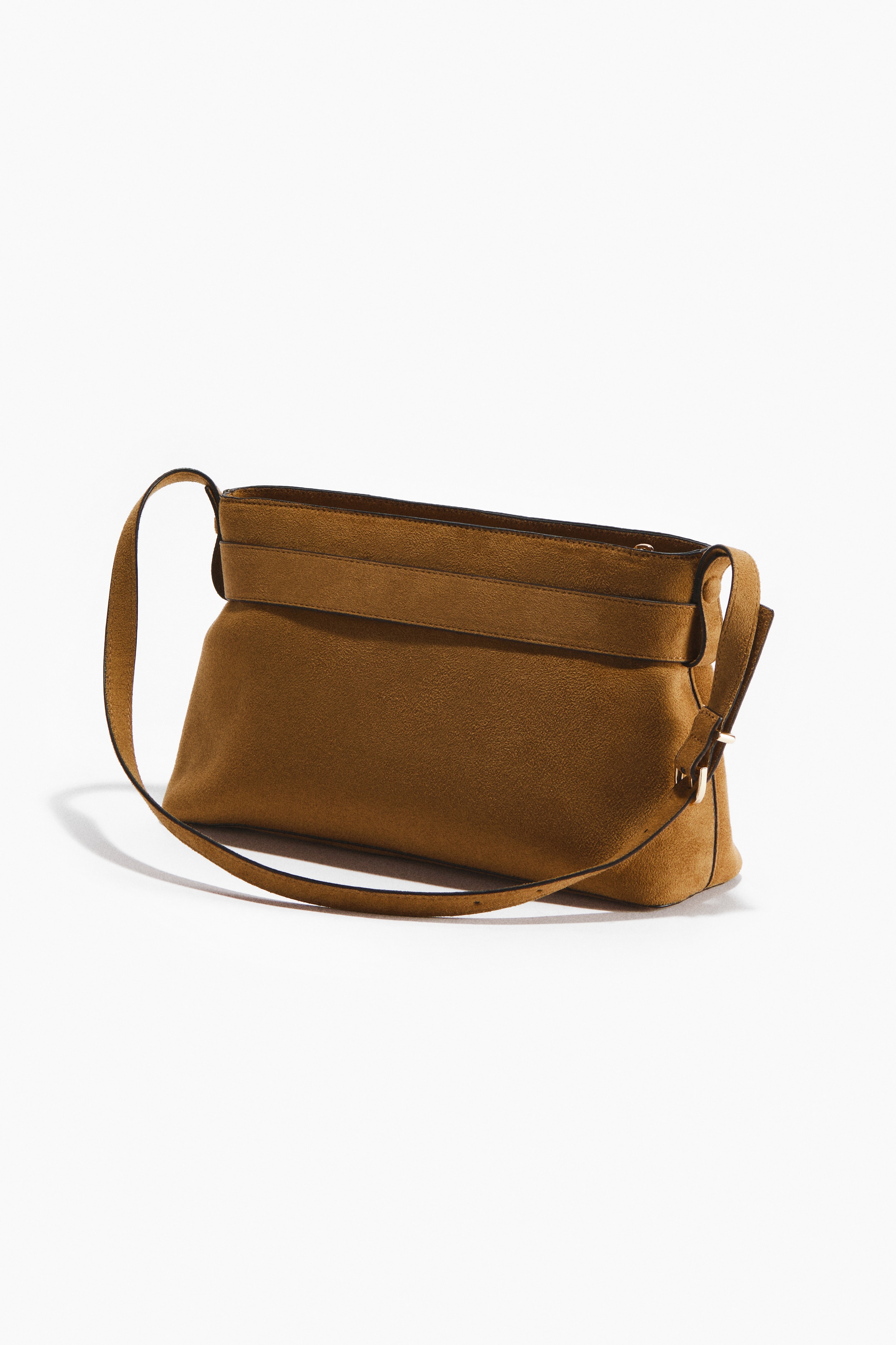 Strap-detail shoulder bag