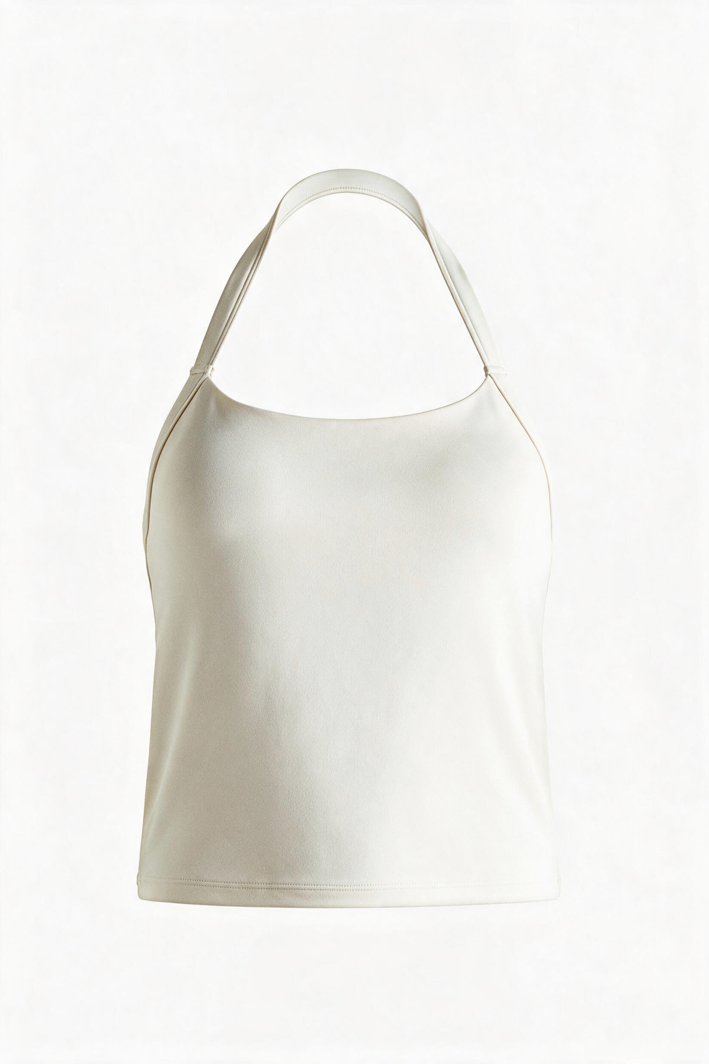Halterneck sports vest top with SoftMove™ - White/Boysenberry